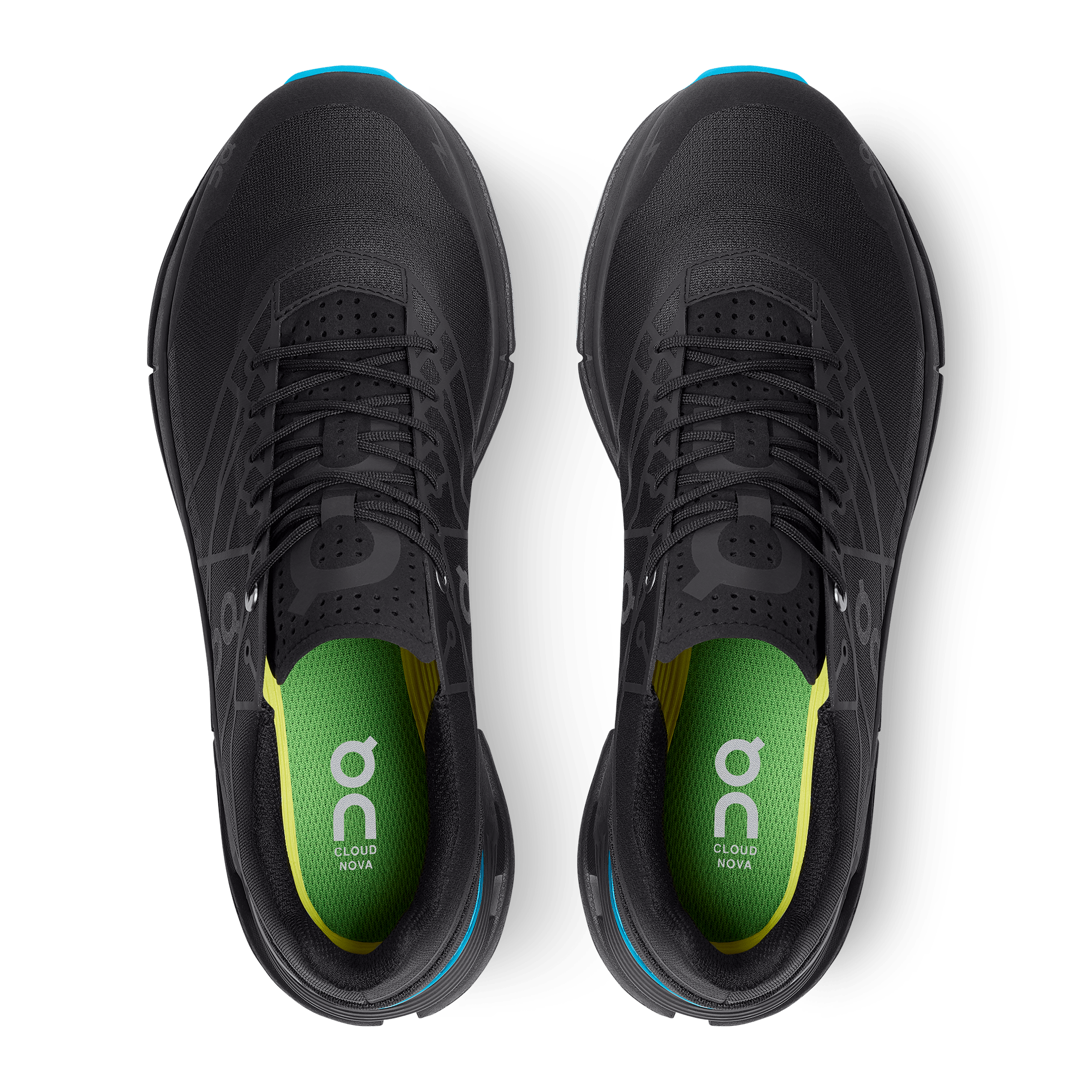 On Running Cloudnova Z5 Black Cyan - Guerdon Kicks -