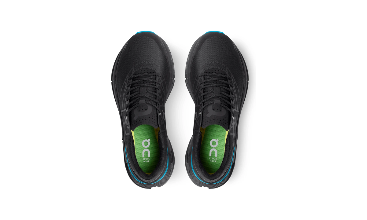 On Running Cloudnova Z5 Black Cyan (Women's) - Guerdon Kicks -