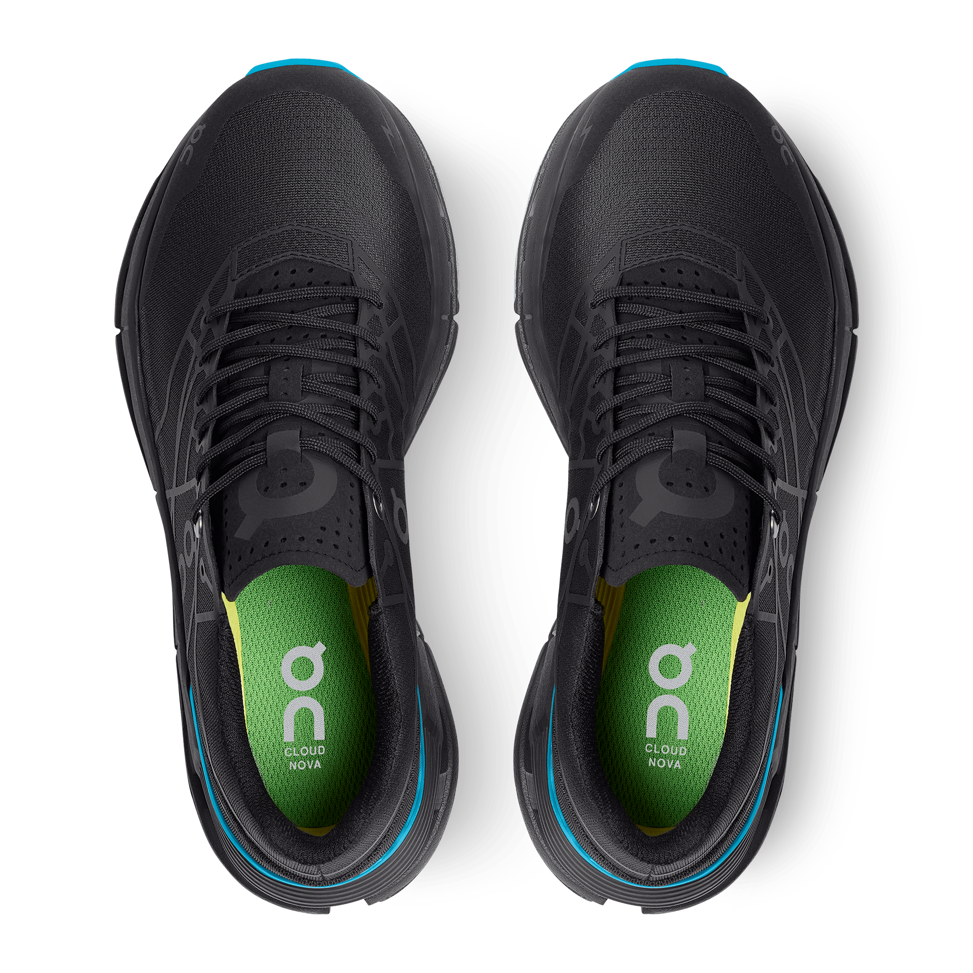 On Running Cloudnova Z5 Black Cyan (Women's) - Guerdon Kicks -