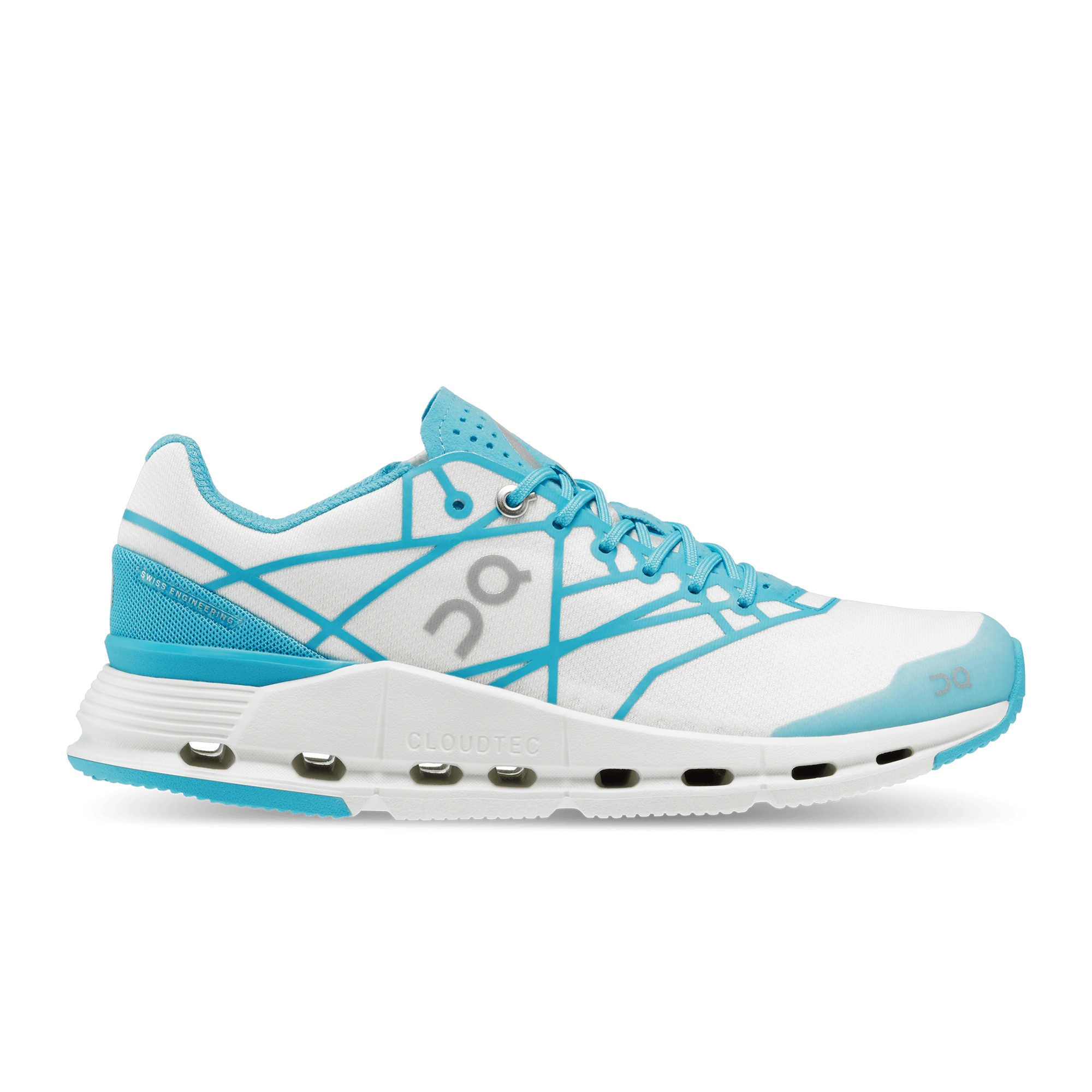 On Running Cloudnova Z5 White Cyan (Women's) - Guerdon Kicks -