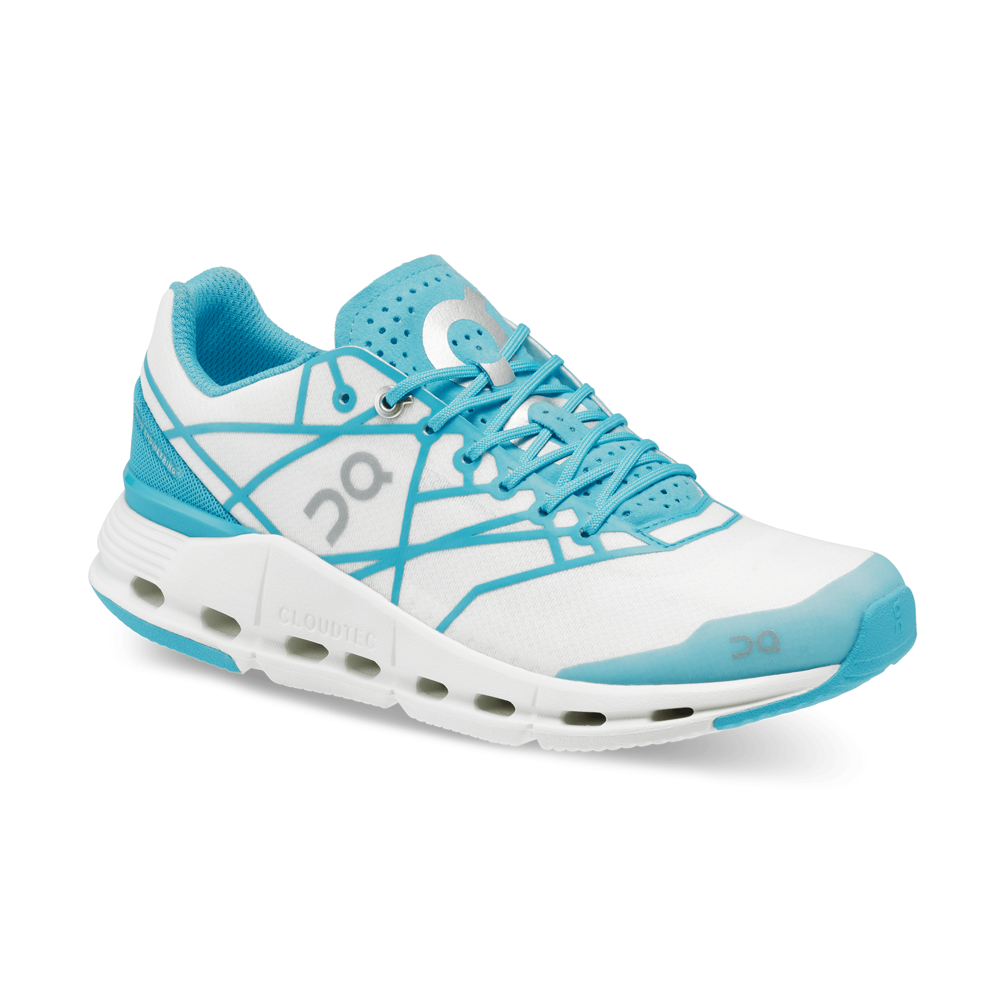 On Running Cloudnova Z5 White Cyan (Women's) - Guerdon Kicks -