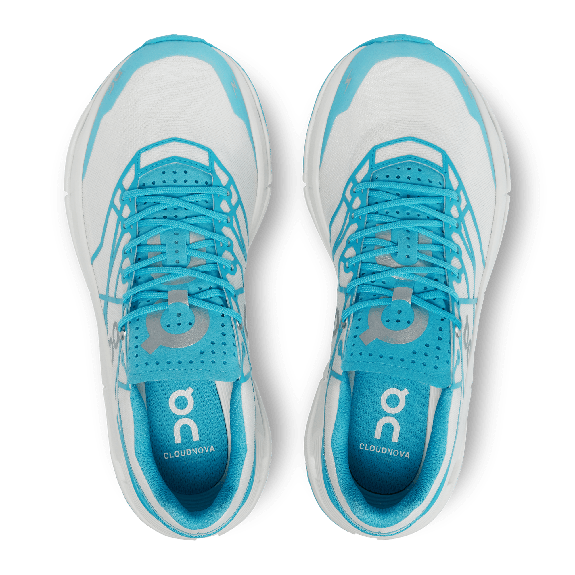 On Running Cloudnova Z5 White Cyan (Women's) - Guerdon Kicks -