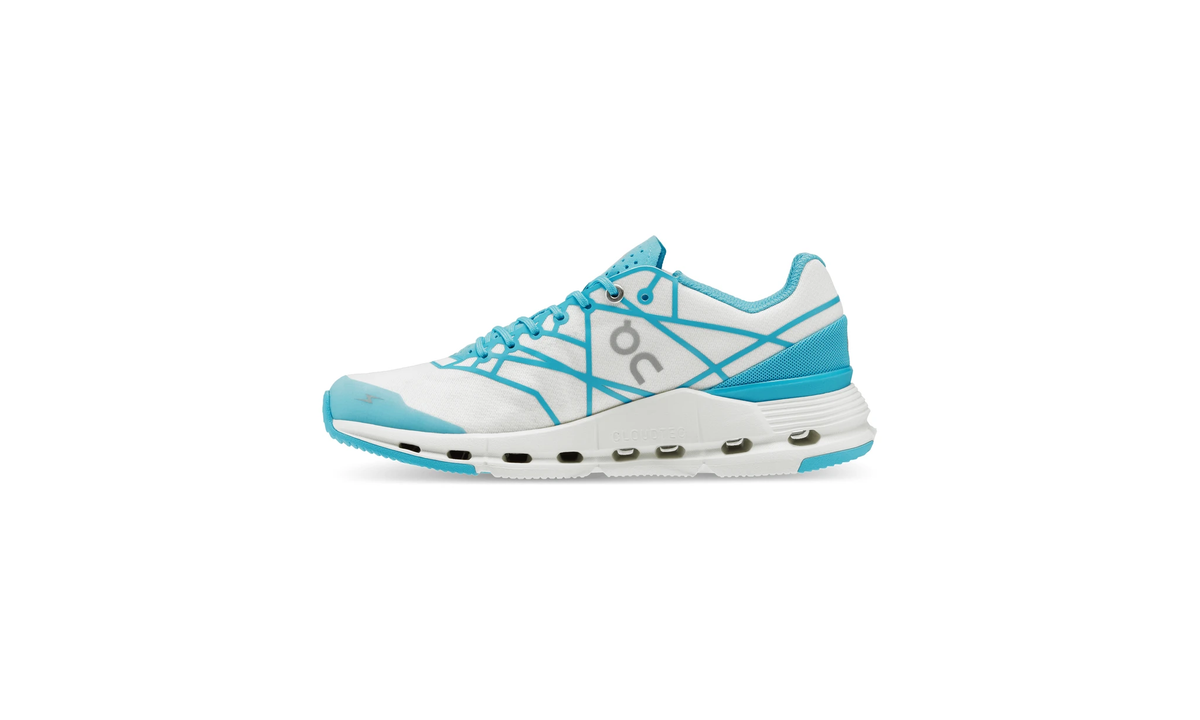On Running Cloudnova Z5 White Cyan (Women's) - Guerdon Kicks -