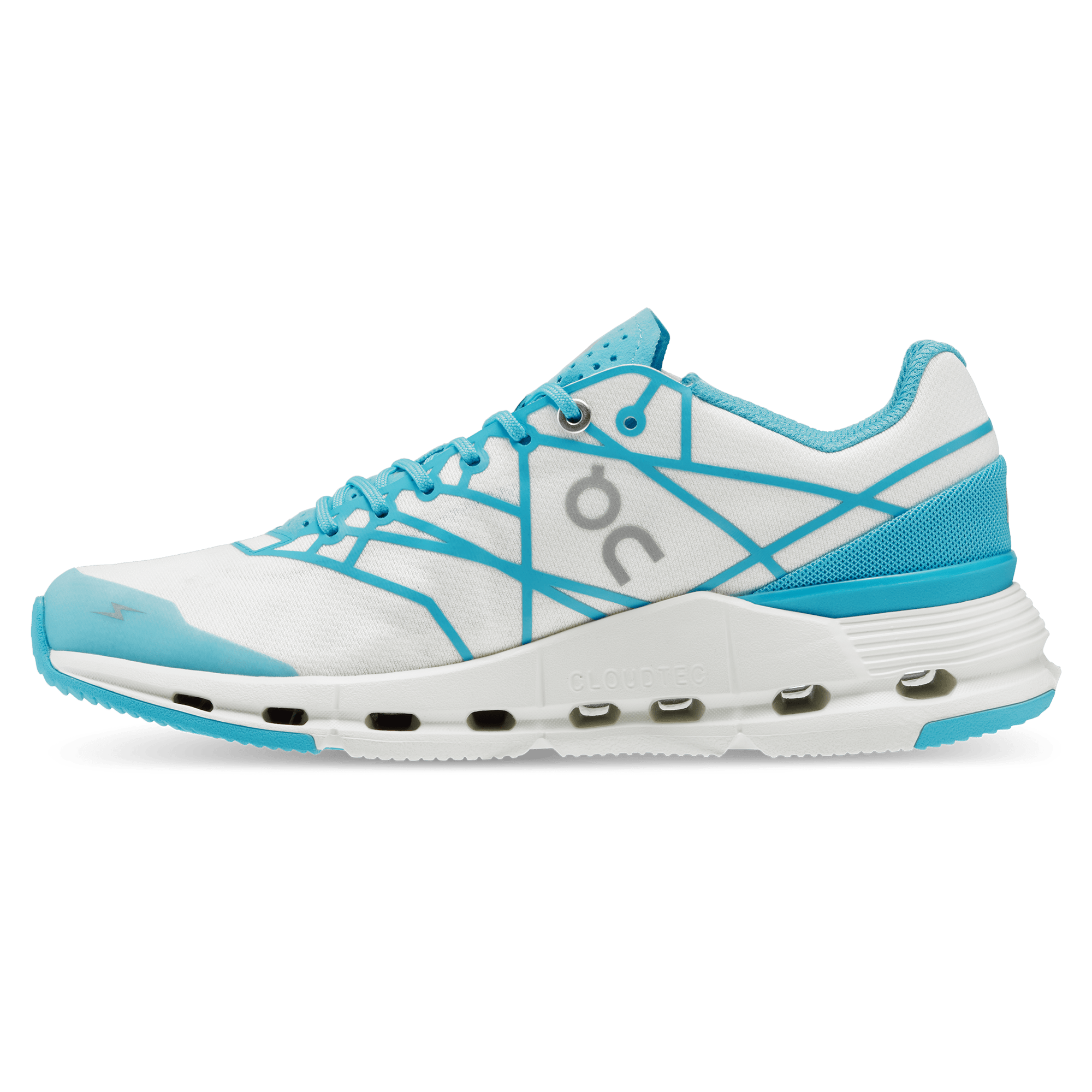 On Running Cloudnova Z5 White Cyan (Women's) - Guerdon Kicks -