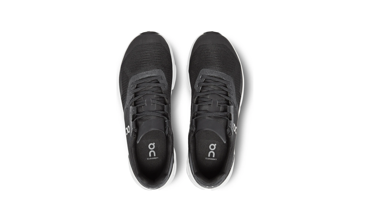 On Running Cloudrift 1 Black White (Women's) - Guerdon Kicks -