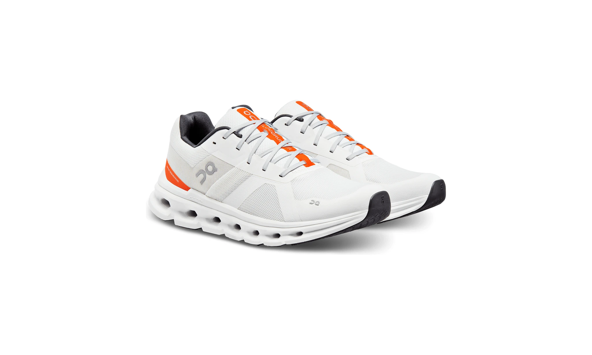 On Running Cloudrunner Undyed White Flame - Guerdon Kicks -