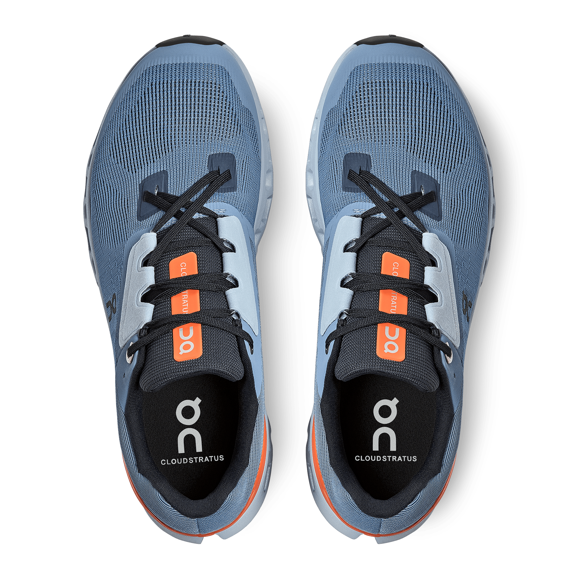 On Running Cloudstratus Lake Blue Flare Orange - Guerdon Kicks -