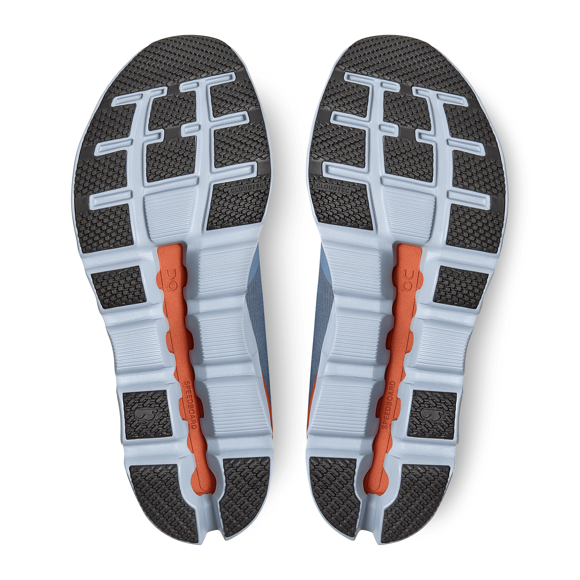 On Running Cloudstratus Lake Blue Flare Orange - Guerdon Kicks -