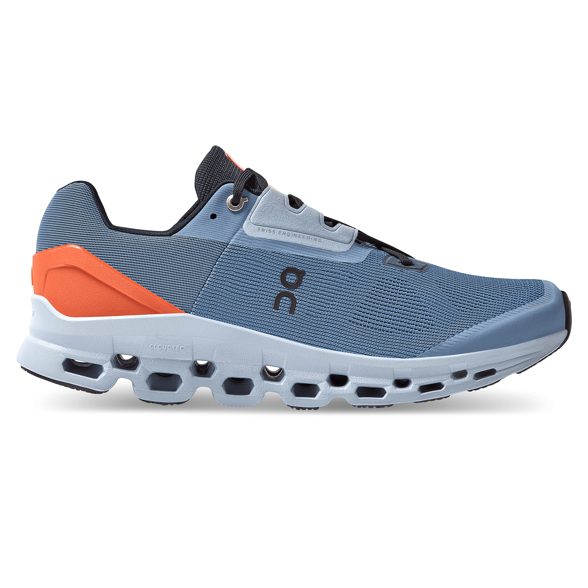 On Running Cloudstratus Lake Blue Flare Orange - Guerdon Kicks -