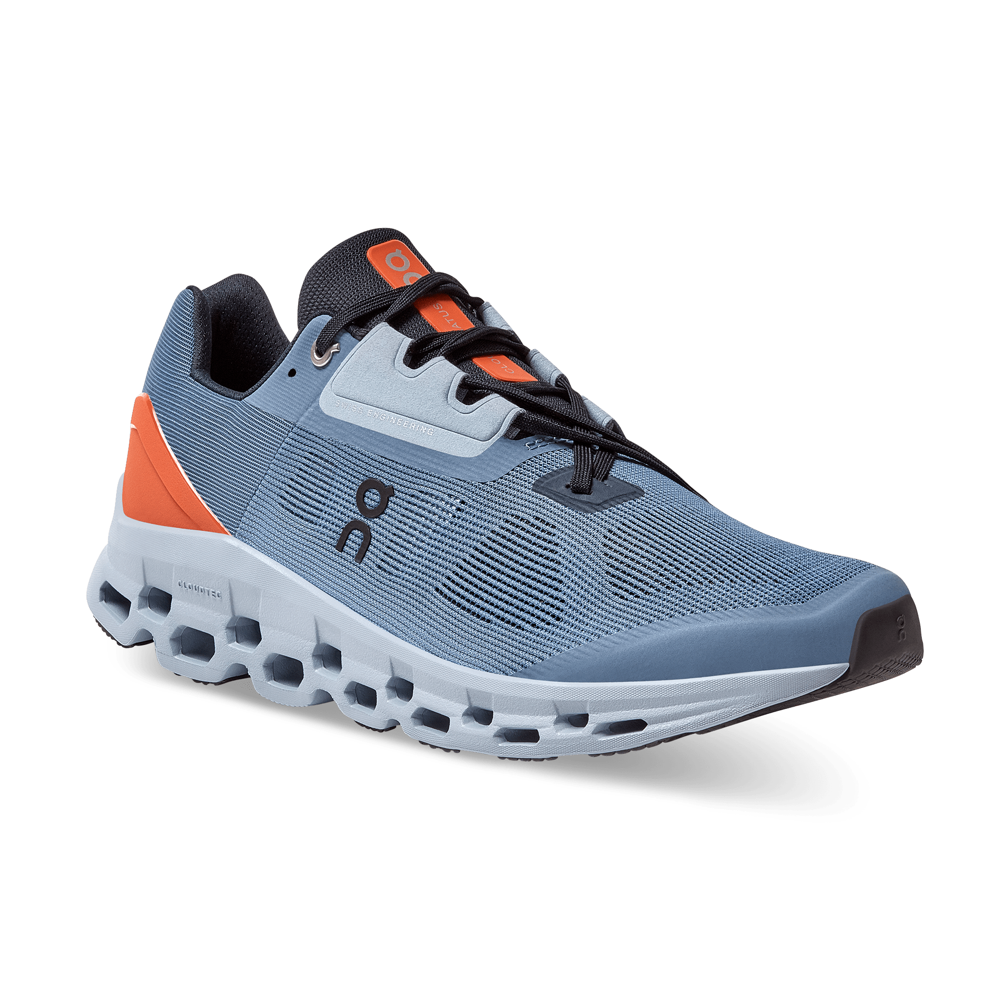 On Running Cloudstratus Lake Blue Flare Orange - Guerdon Kicks -