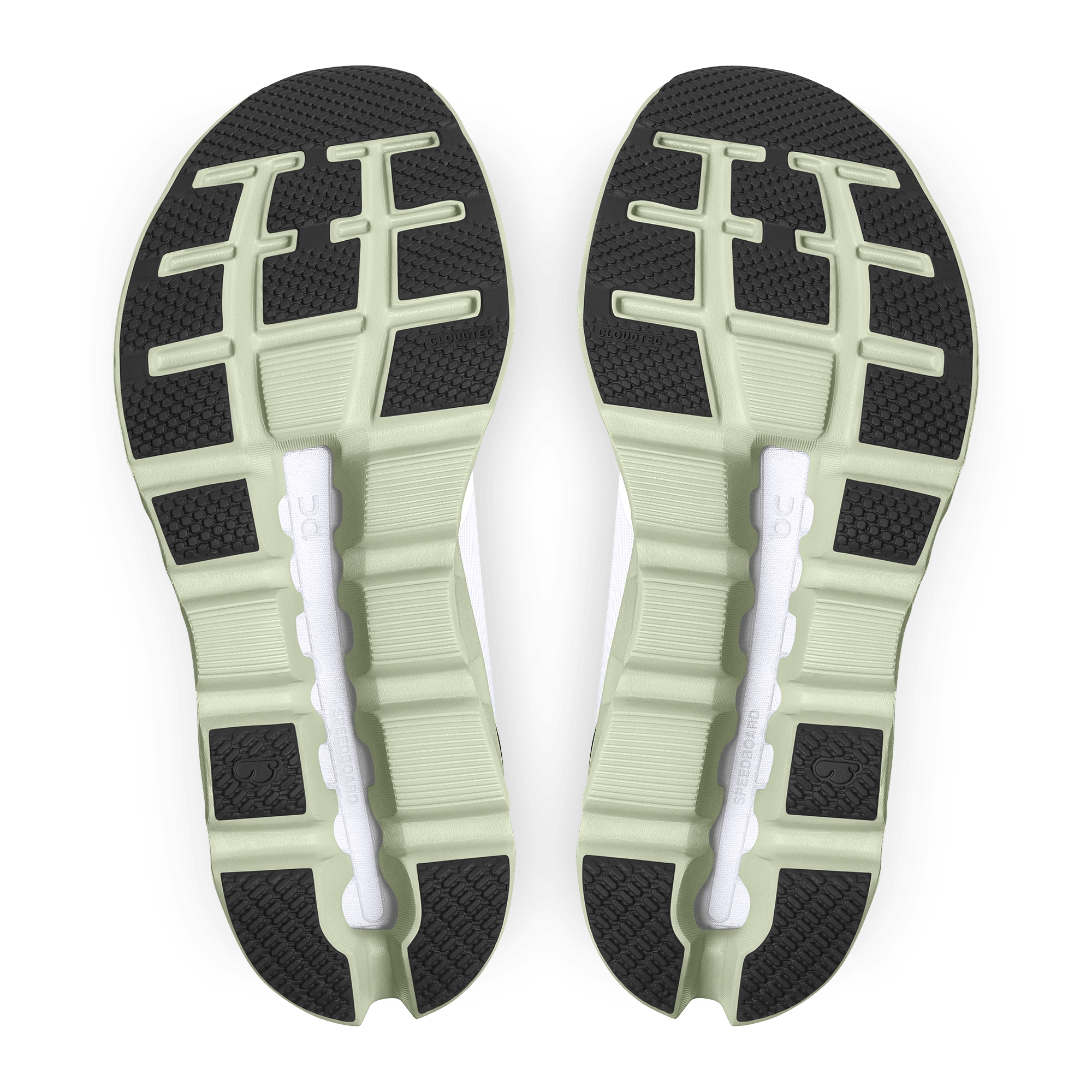 On Running Cloudstratus White Black Sage (Women's) - Guerdon Kicks -