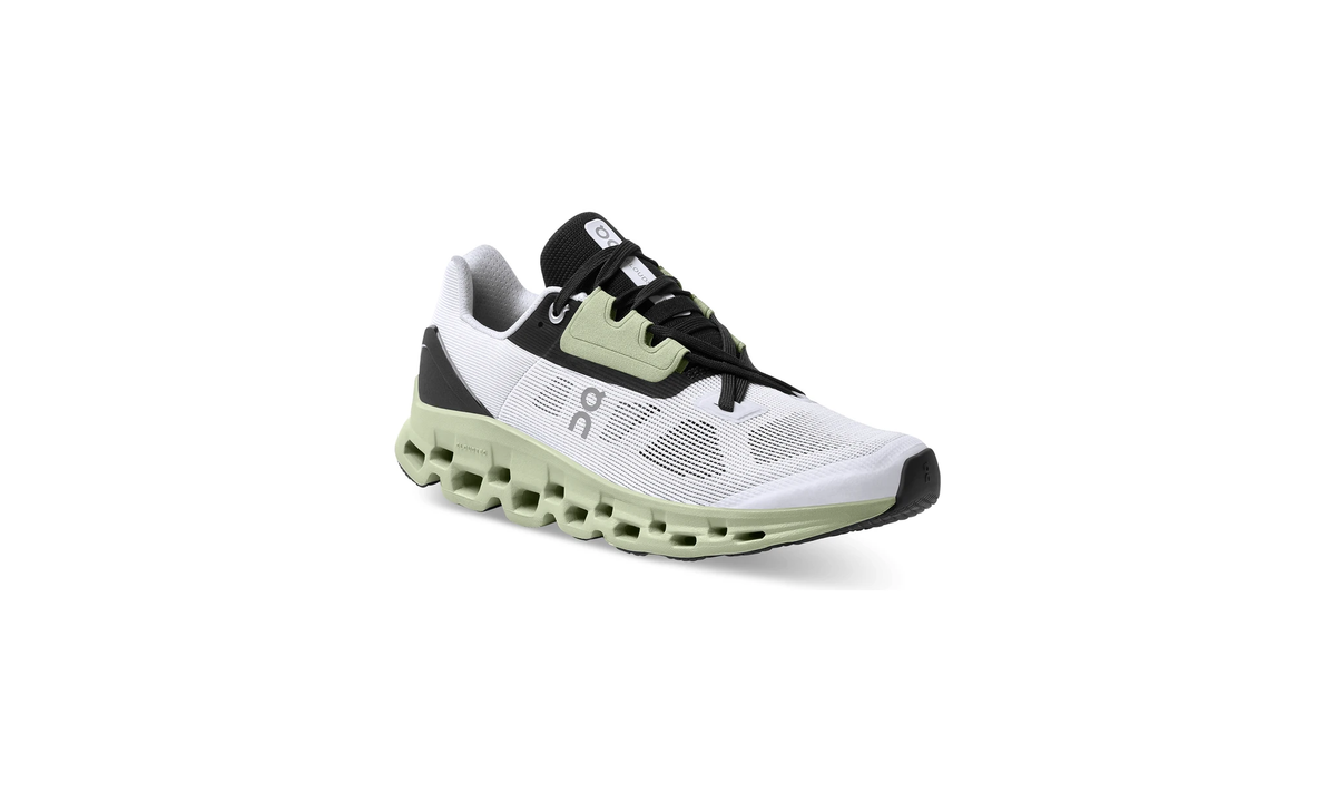 On Running Cloudstratus White Black Sage (Women's) - Guerdon Kicks -