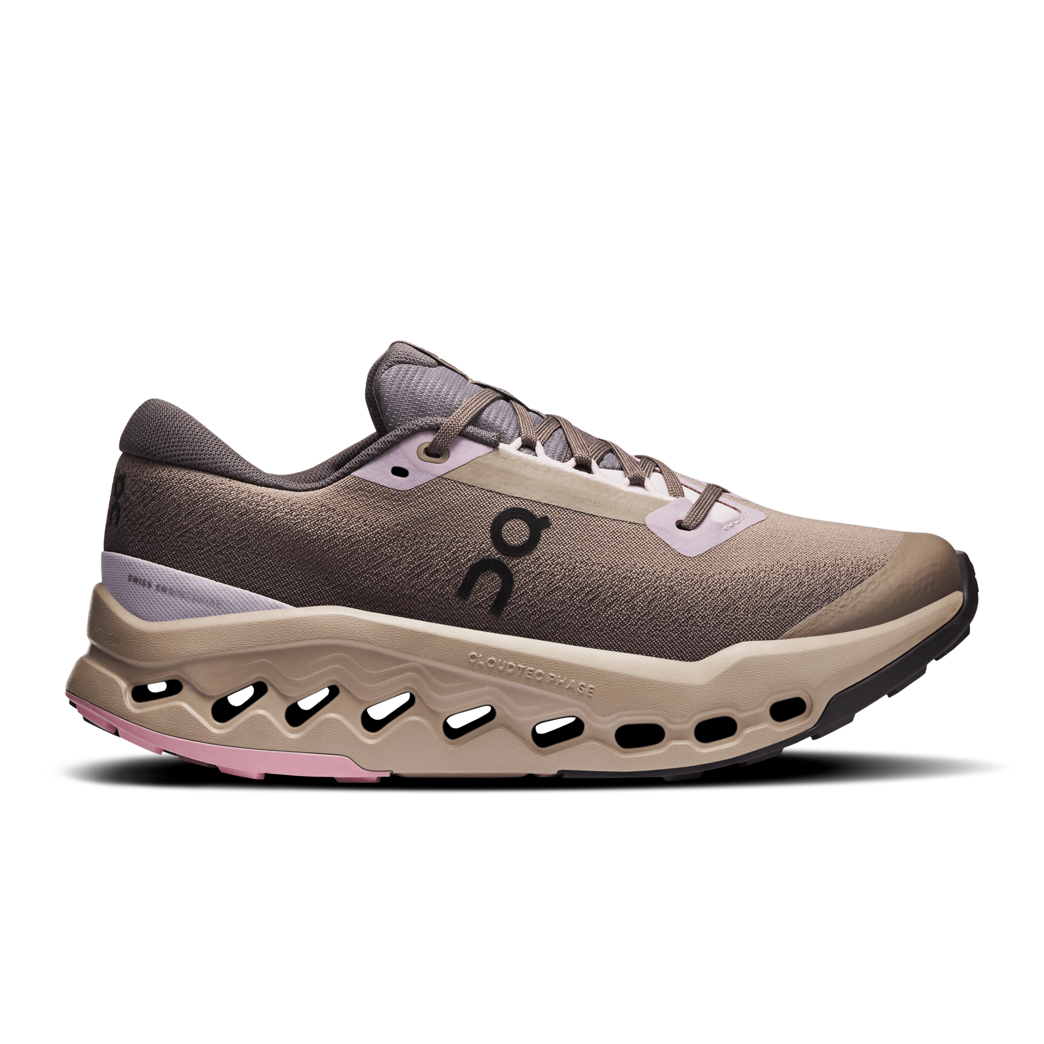 On Running Cloudsurfer Trail 2 Waterproof Cinder Desert (Women's) - Guerdon Kicks -