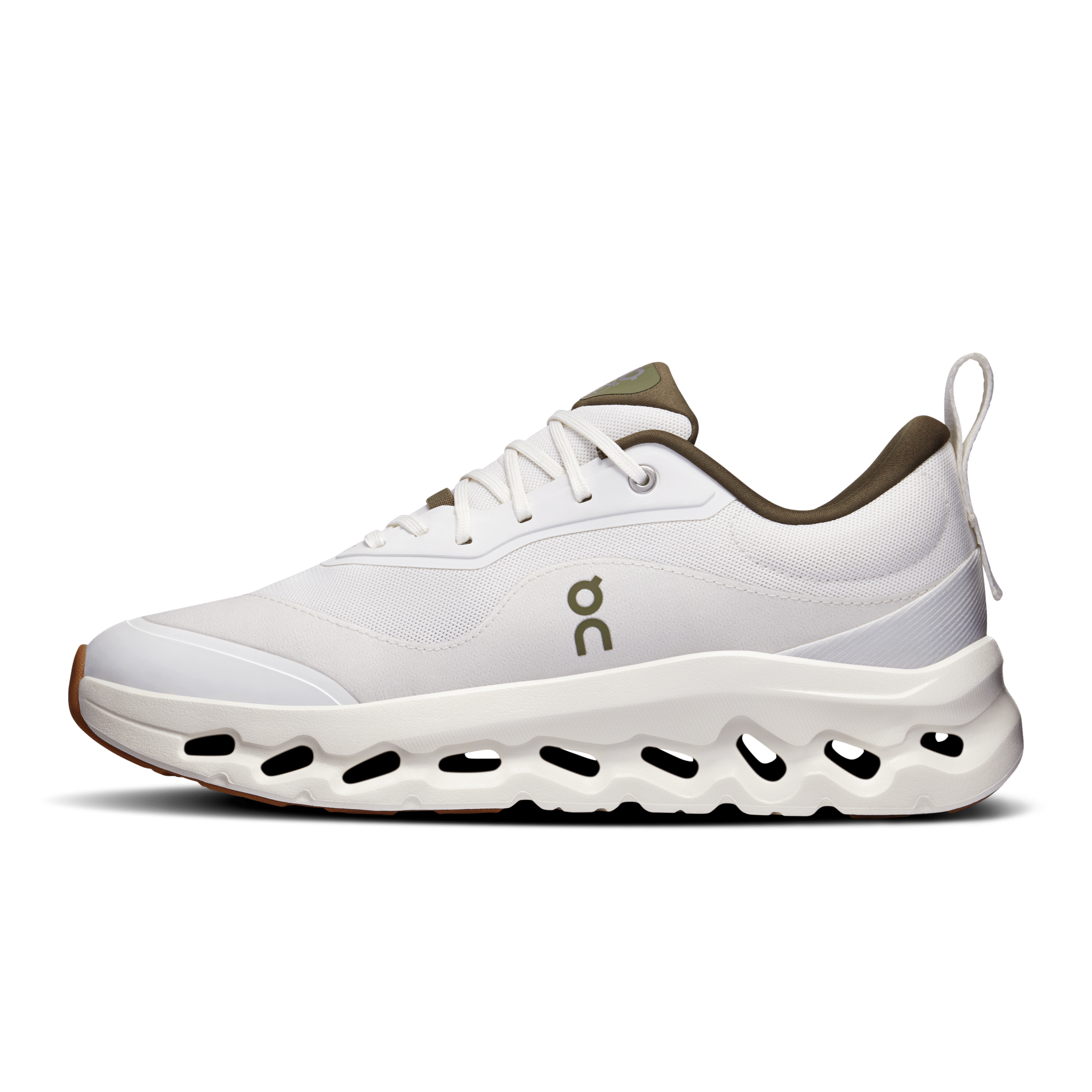 On Running Cloudtilt 2 LOEWE White Khaki - Guerdon Kicks -
