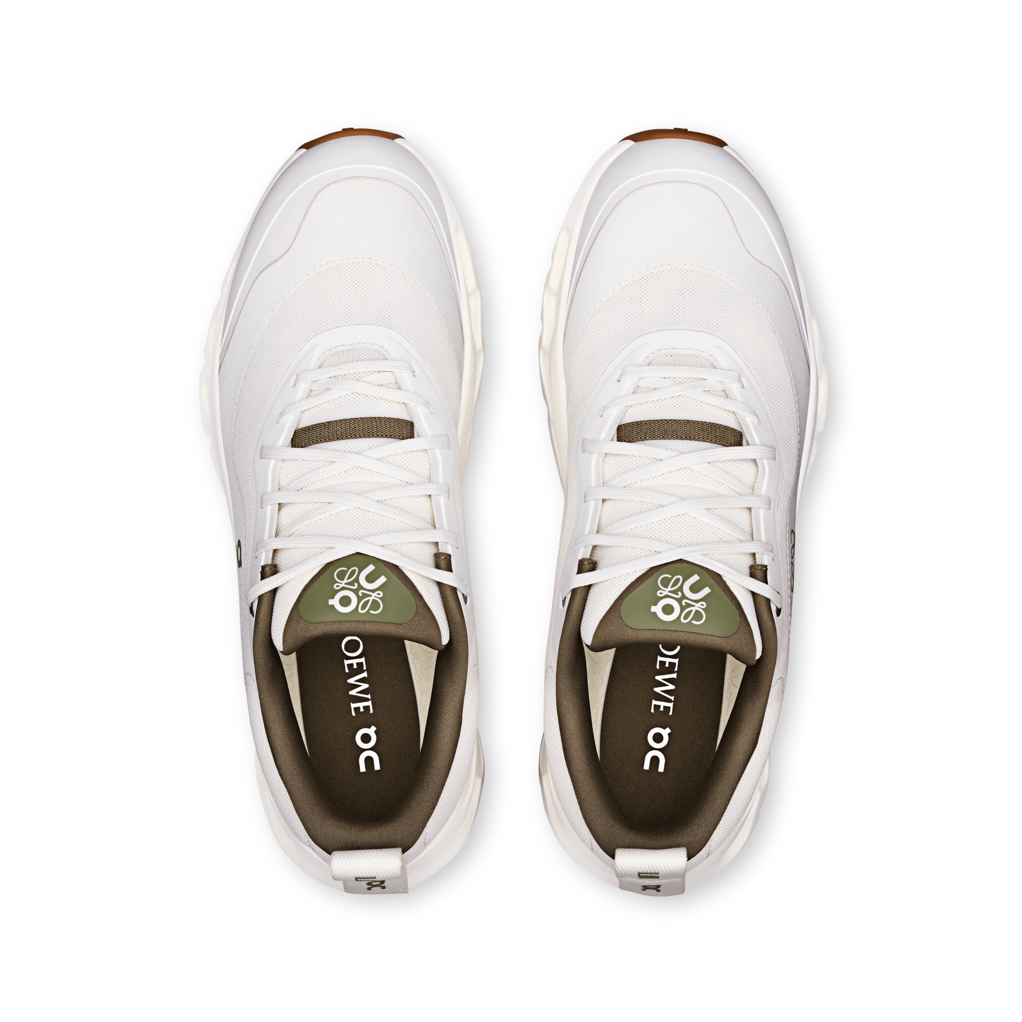 On Running Cloudtilt 2 LOEWE White Khaki - Guerdon Kicks -