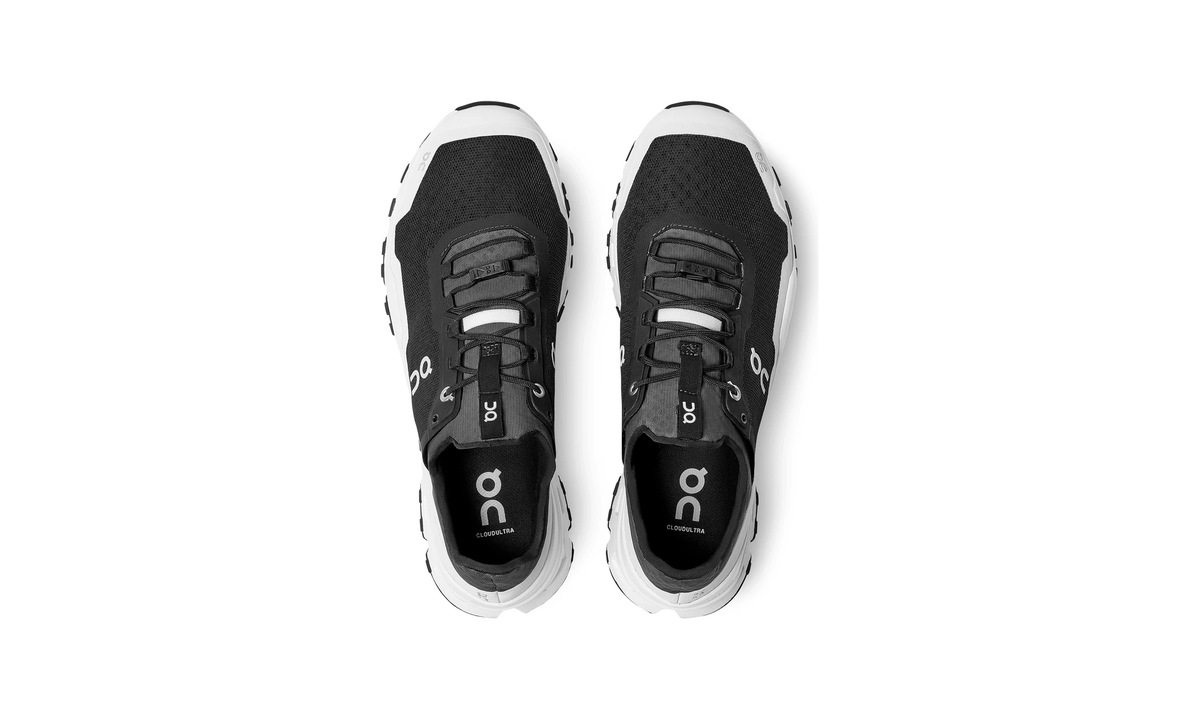 On Running Cloudultra Black White - Guerdon Kicks -