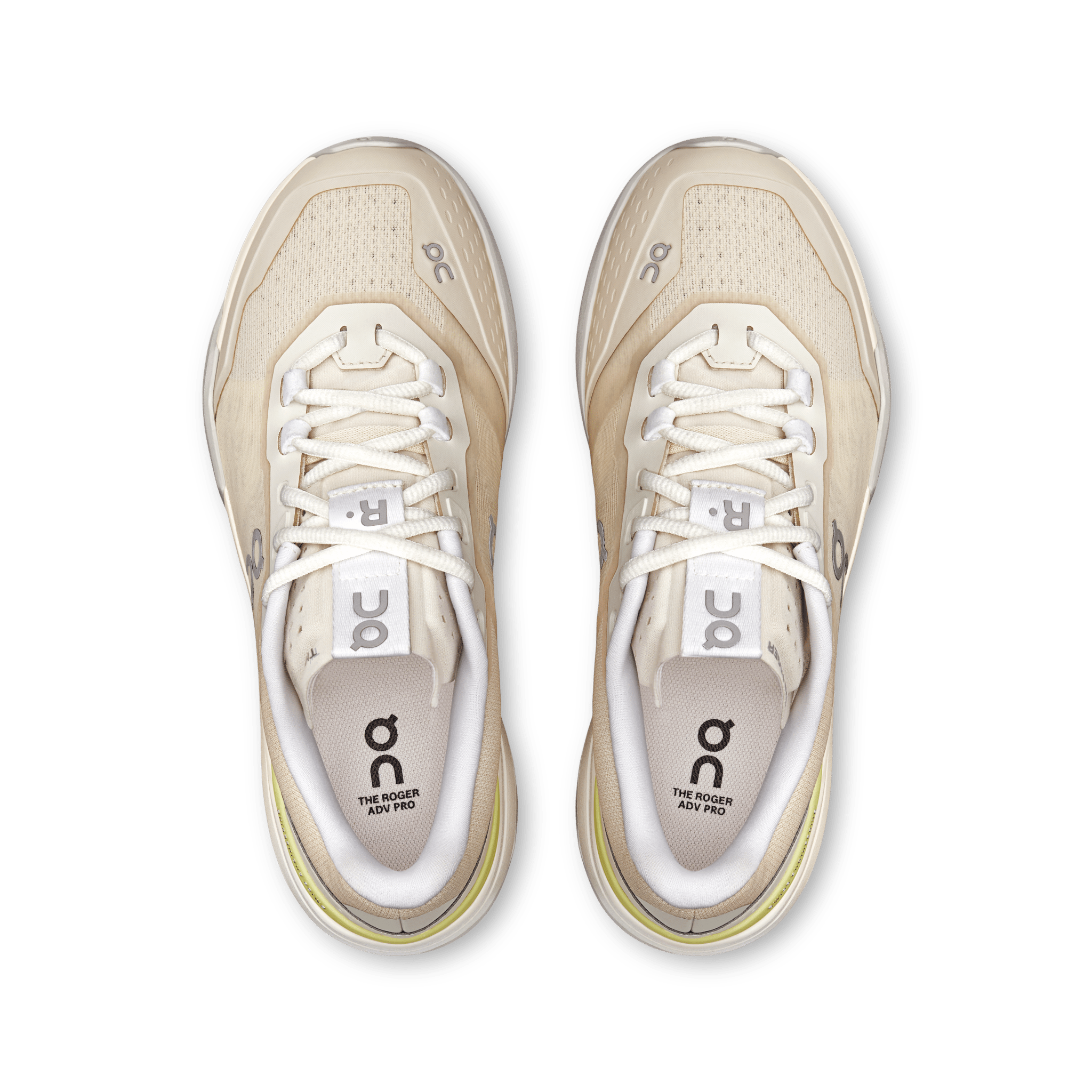 On The Roger Advantage Pro Cream Limelight (Women's) - Guerdon Kicks -