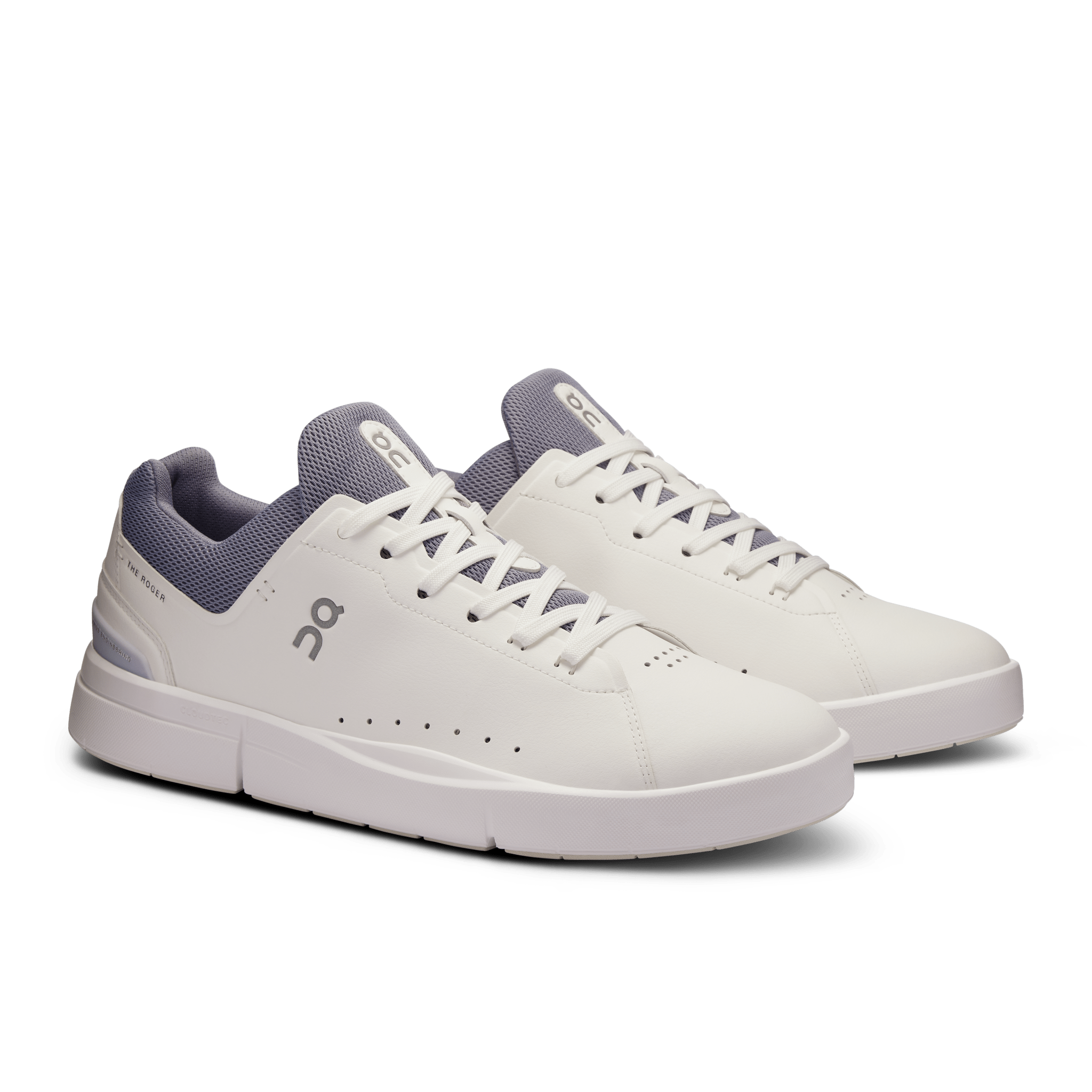On The Roger Advantage White Fossil - Guerdon Kicks -