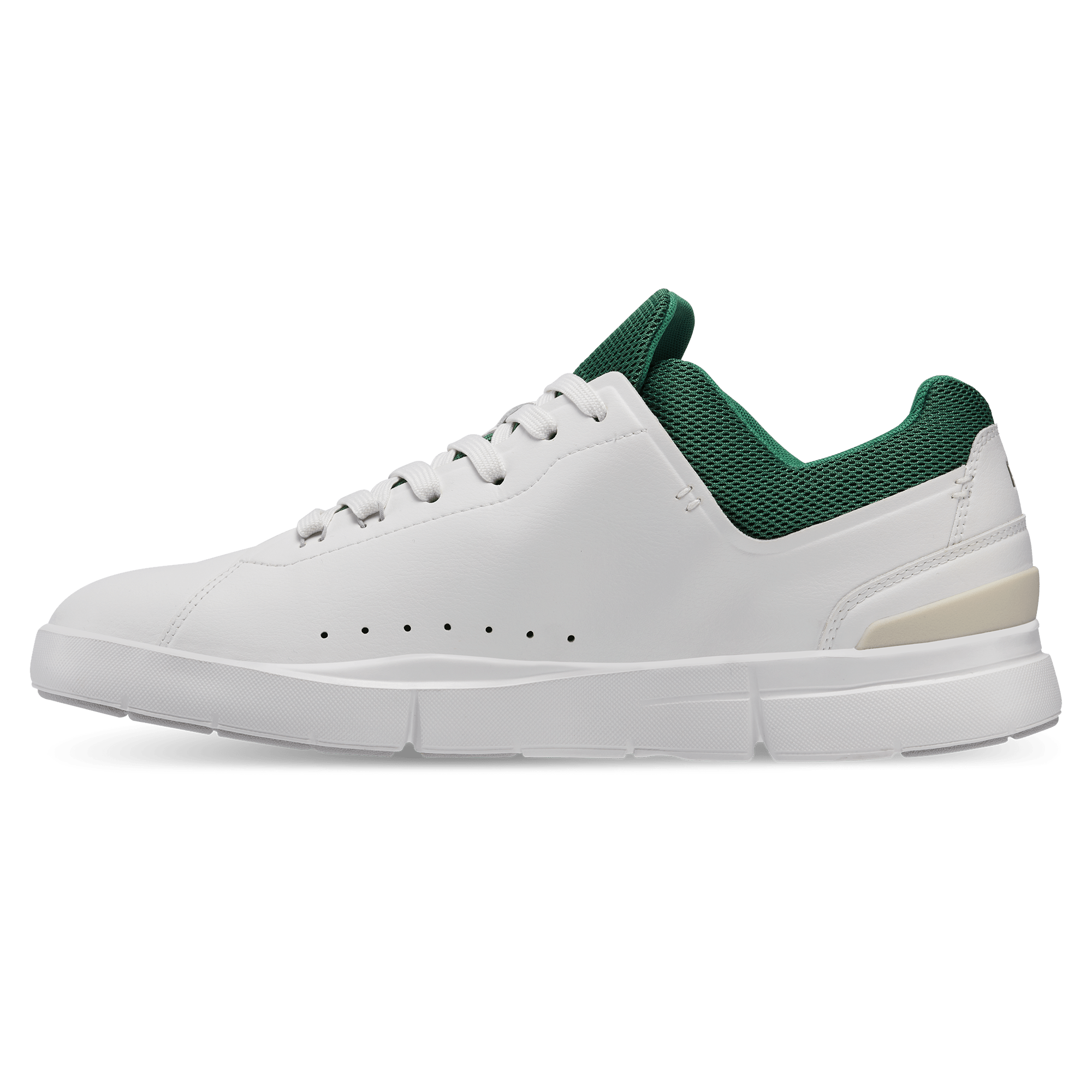 On The Roger Advantage White Green - Guerdon Kicks -