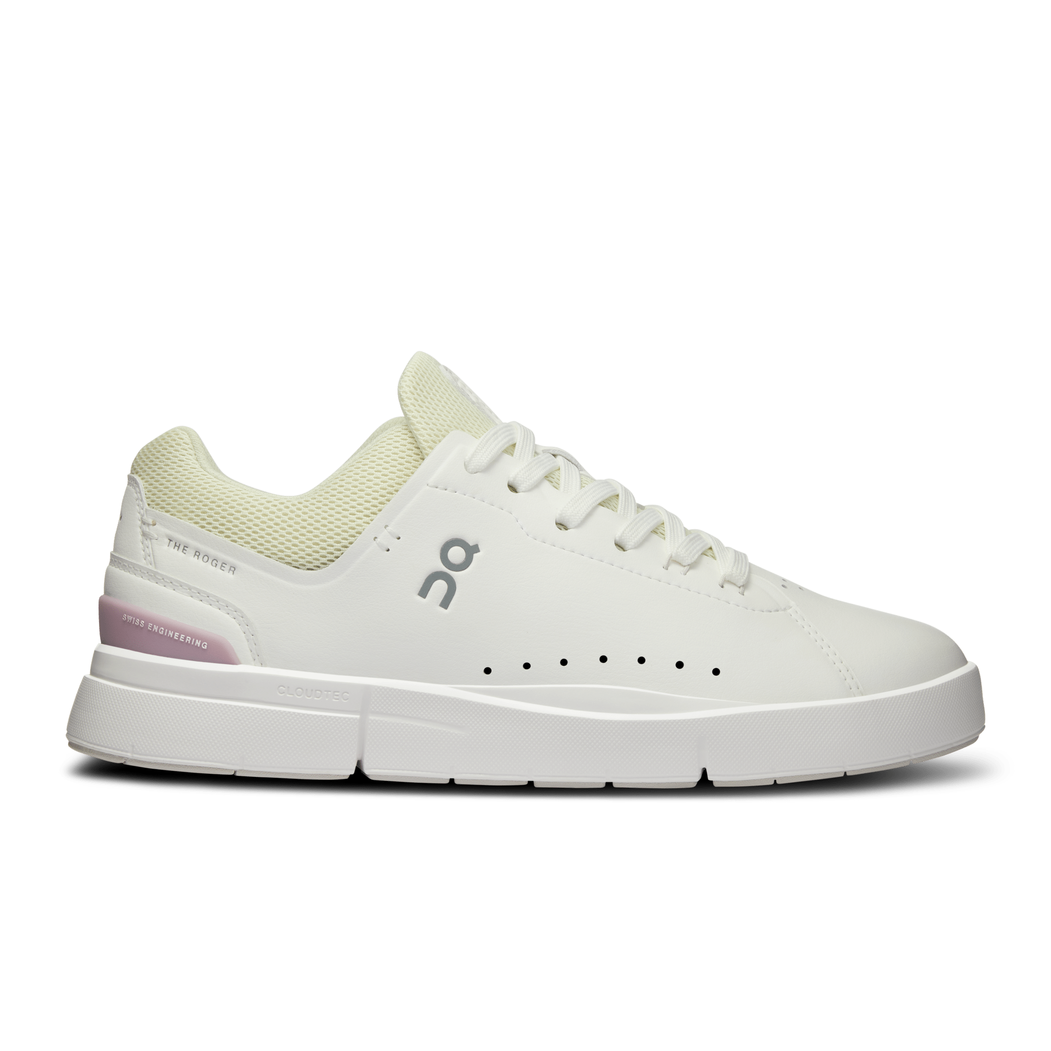 On The Roger Advantage White Mauve (Women's) - Guerdon Kicks -