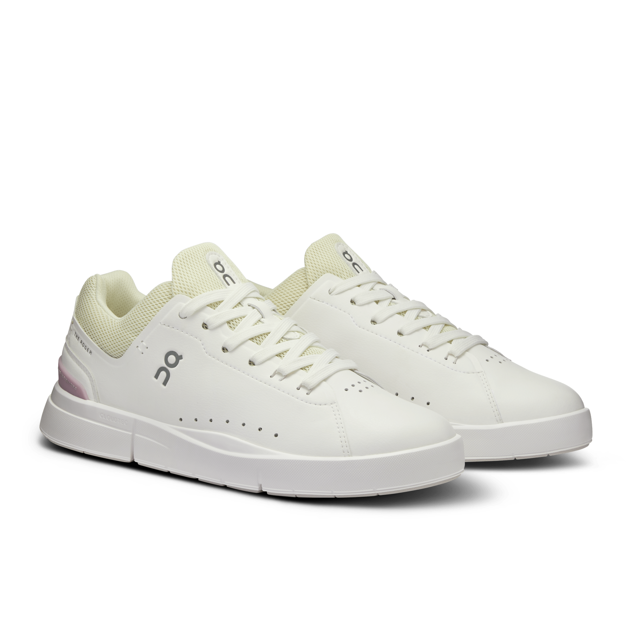 On The Roger Advantage White Mauve (Women's) - Guerdon Kicks -