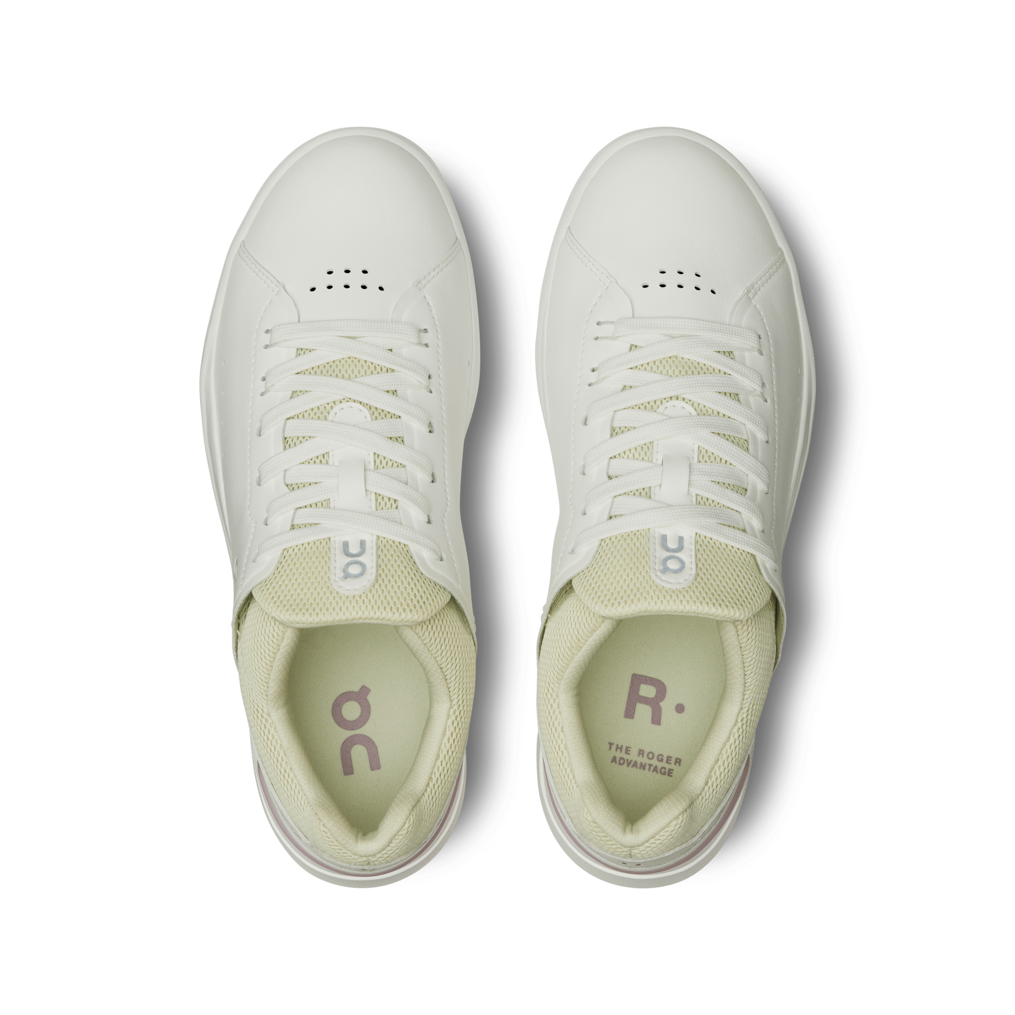 On The Roger Advantage White Mauve (Women's) - Guerdon Kicks -