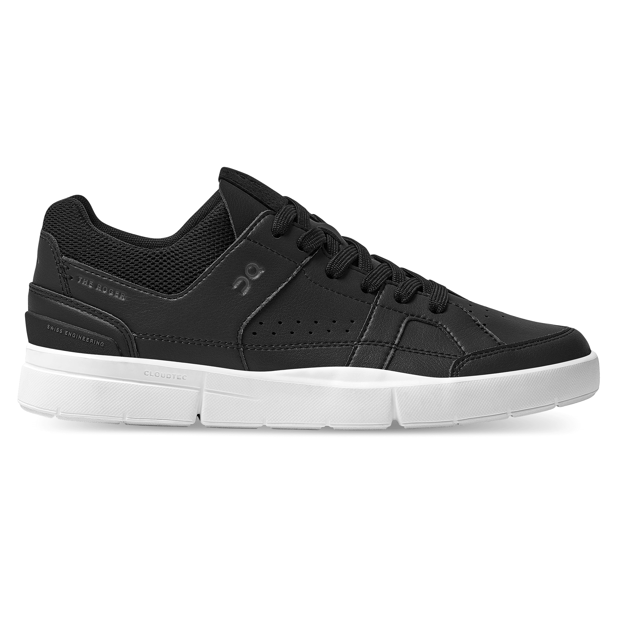 On The Roger Clubhouse Black White (Women's) - Guerdon Kicks -