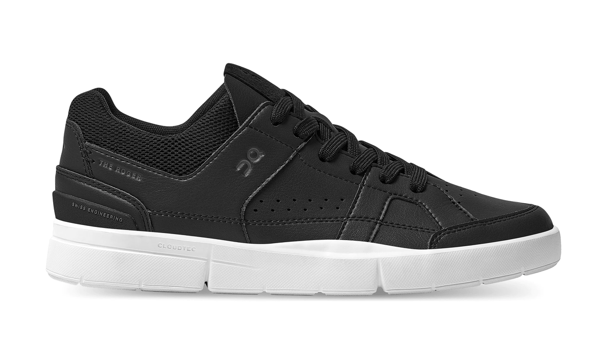 On The Roger Clubhouse Black White (Women's) - Guerdon Kicks -