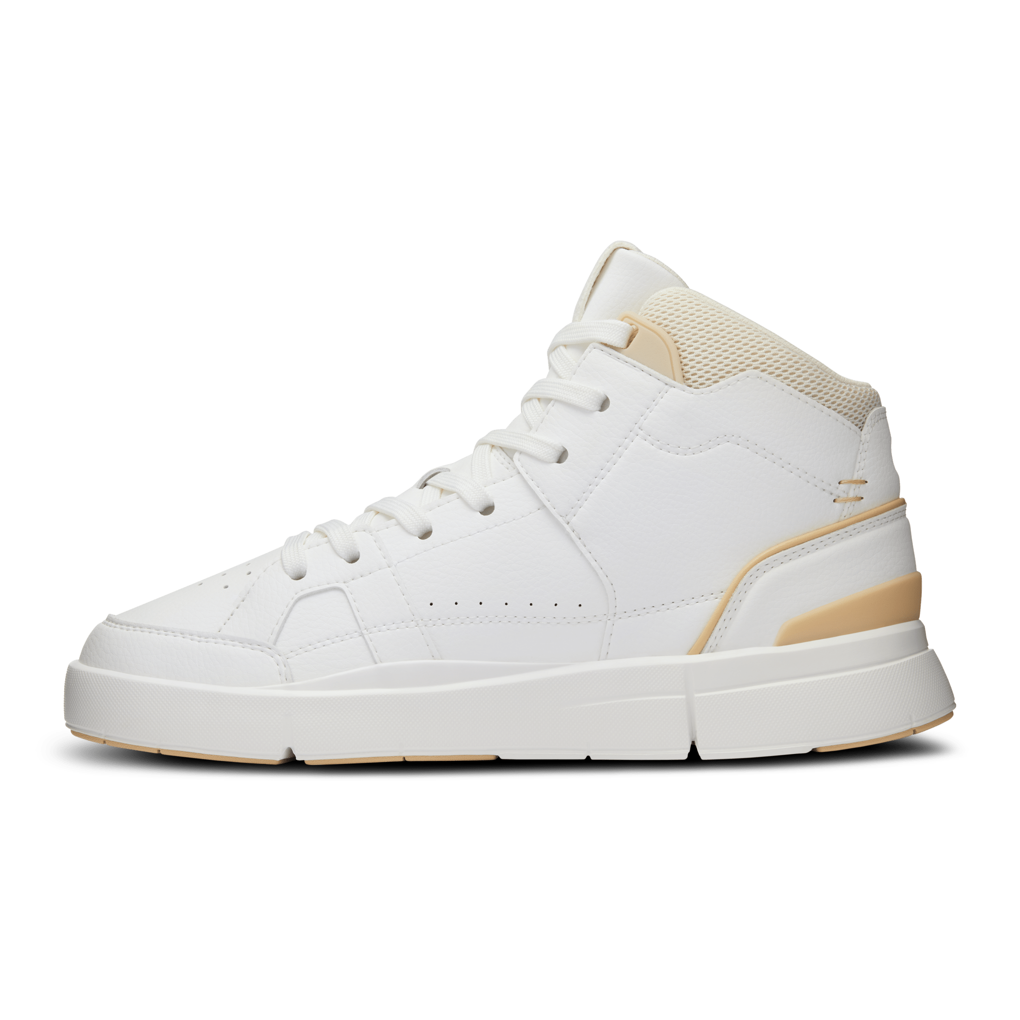 On The Roger Clubhouse Mid White Savannah (Women's) - Guerdon Kicks -