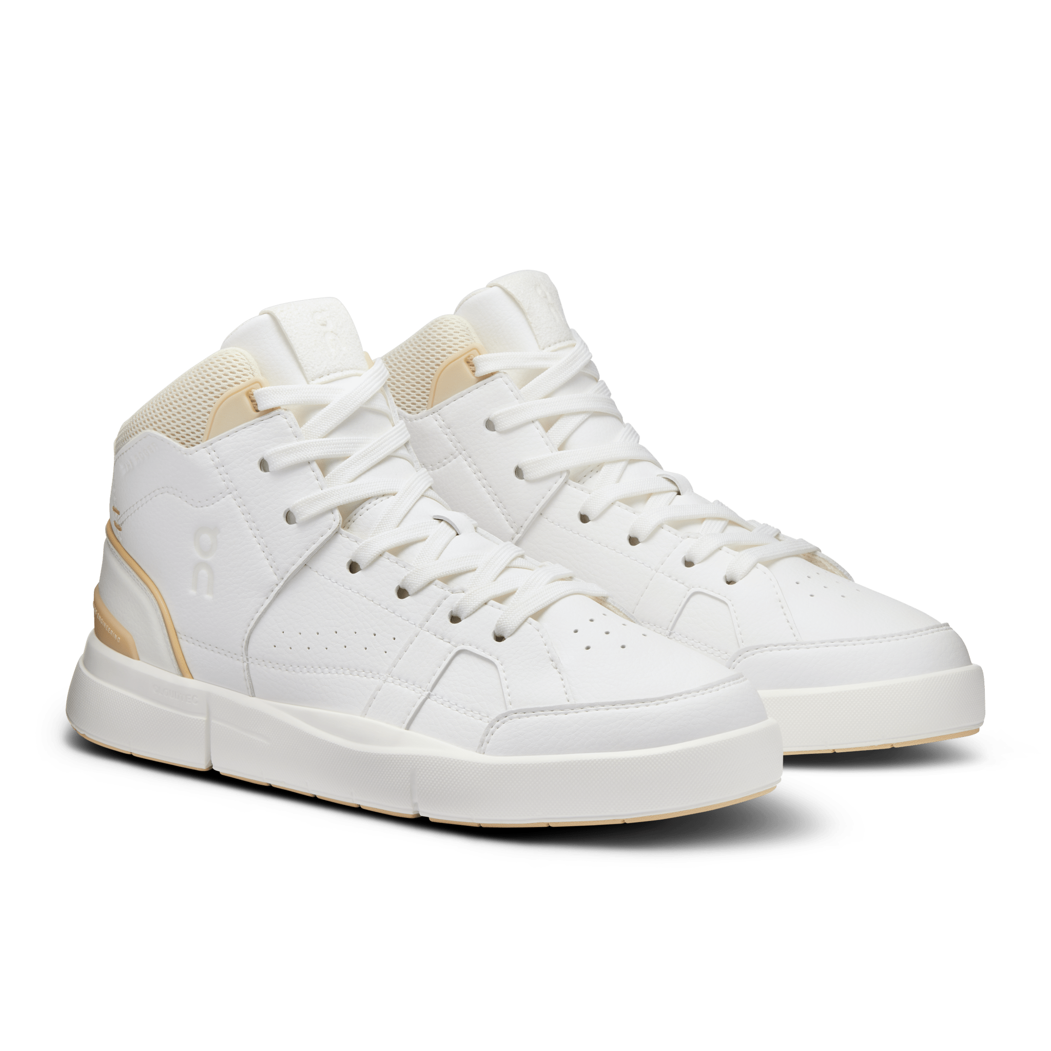 On The Roger Clubhouse Mid White Savannah (Women's) - Guerdon Kicks -