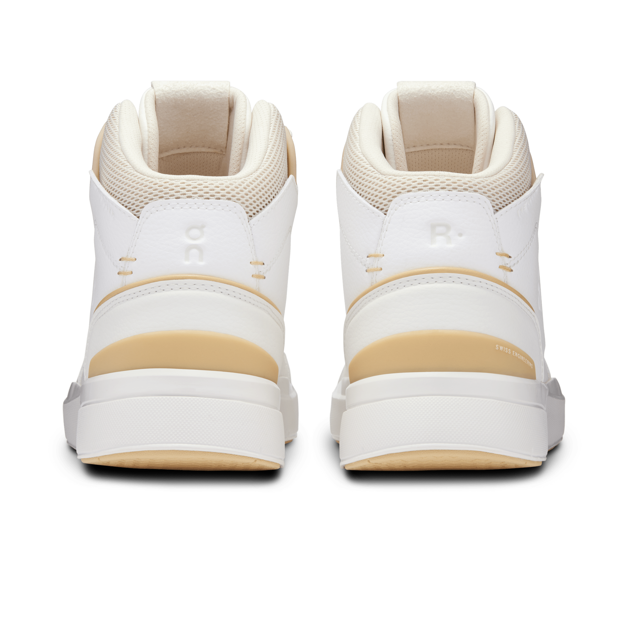 On The Roger Clubhouse Mid White Savannah (Women's) - Guerdon Kicks -