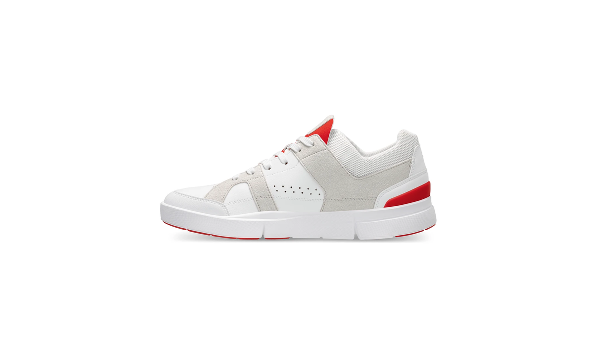 On The Roger Clubhouse White Grey Red - Guerdon Kicks -