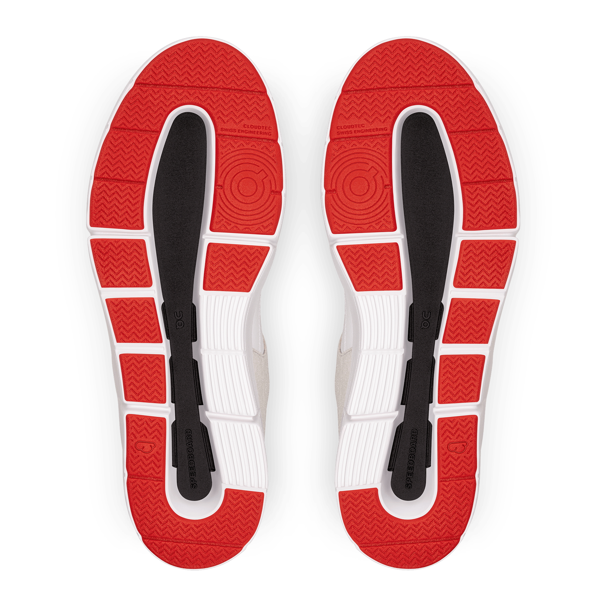 On The Roger Clubhouse White Grey Red - Guerdon Kicks -