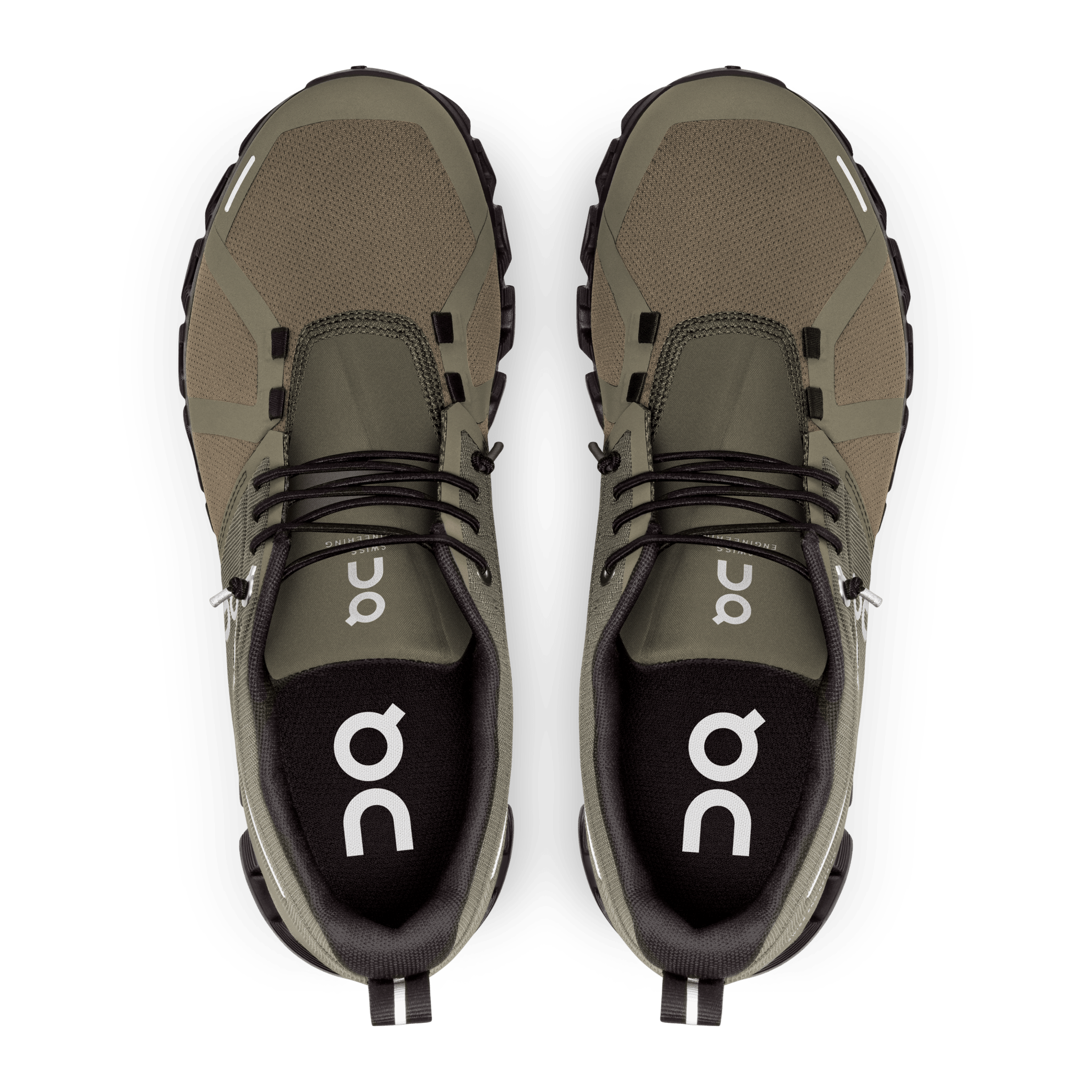 ON Wmns Cloud 5 Waterproof 'Olive Black' - Guerdon Kicks -