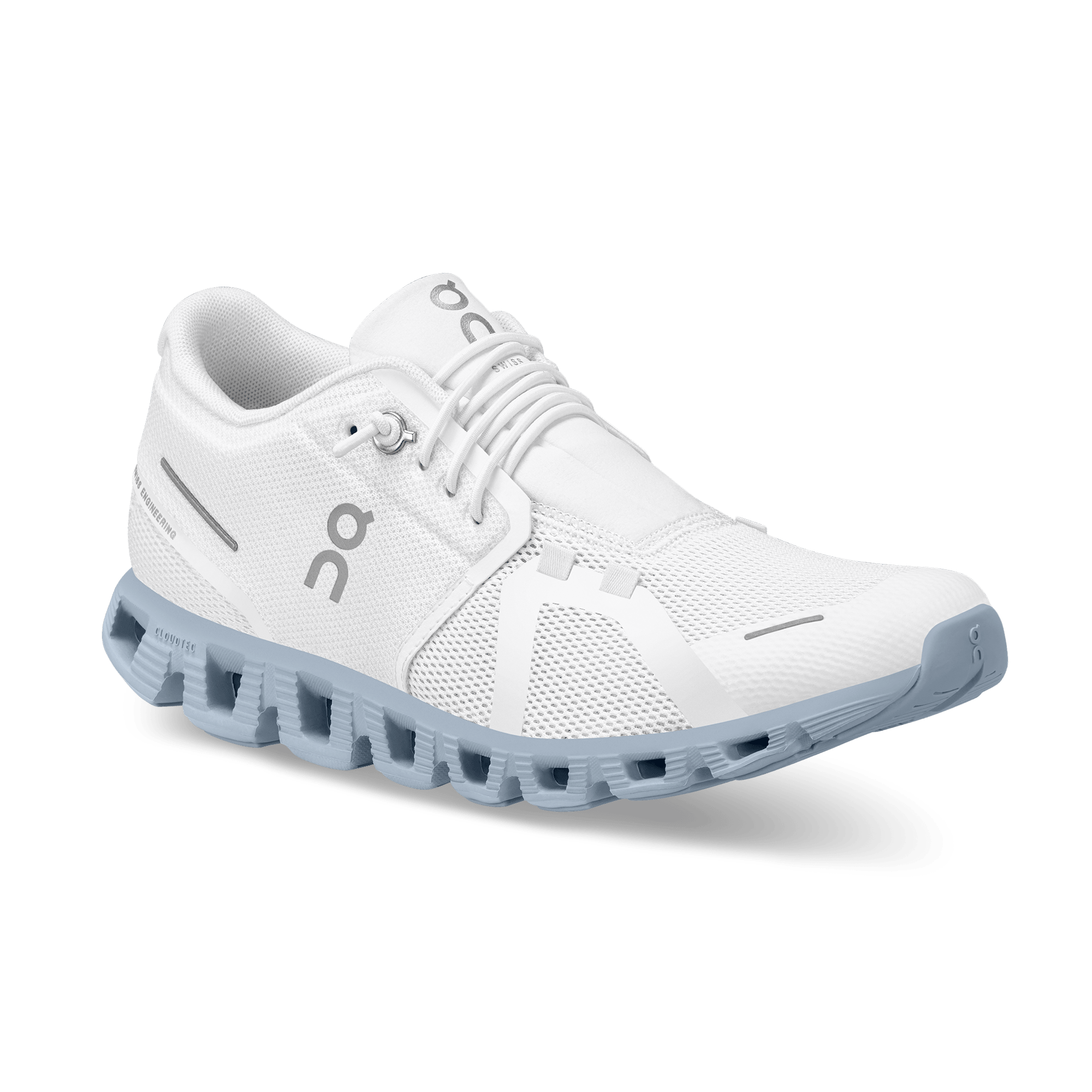 ON Wmns Cloud 5 'White Chambray' - Guerdon Kicks -