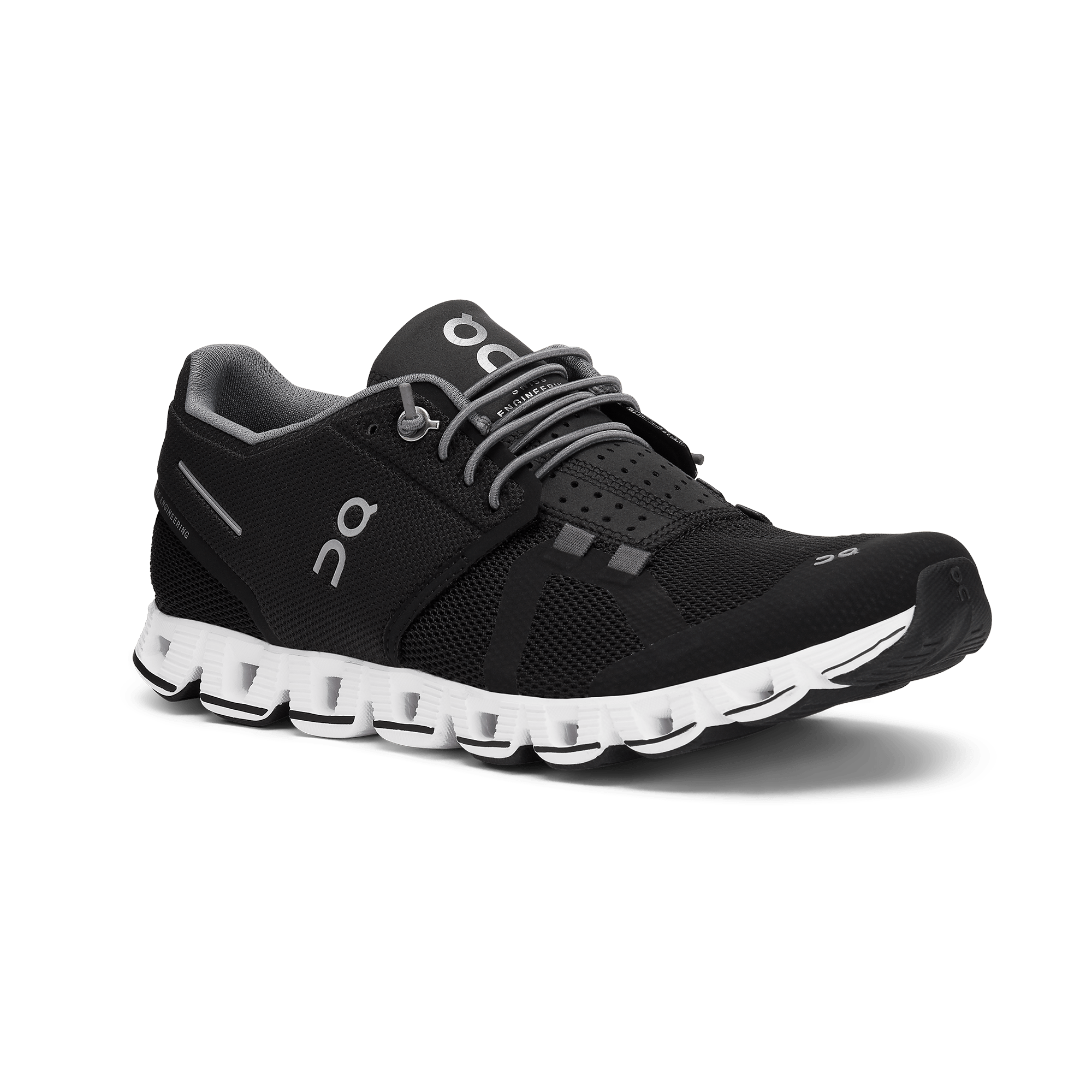 ON Wmns Cloud 'Black White' - Guerdon Kicks -