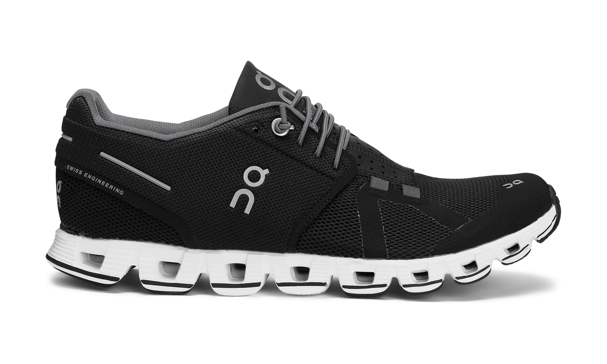 ON Wmns Cloud 'Black White' - Guerdon Kicks -