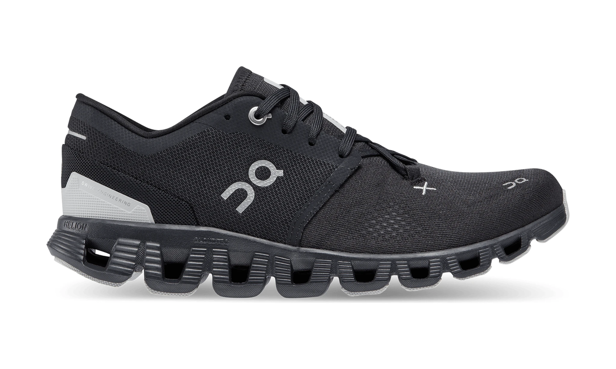 ON Wmns Cloud X 3 'Black' - Guerdon Kicks -