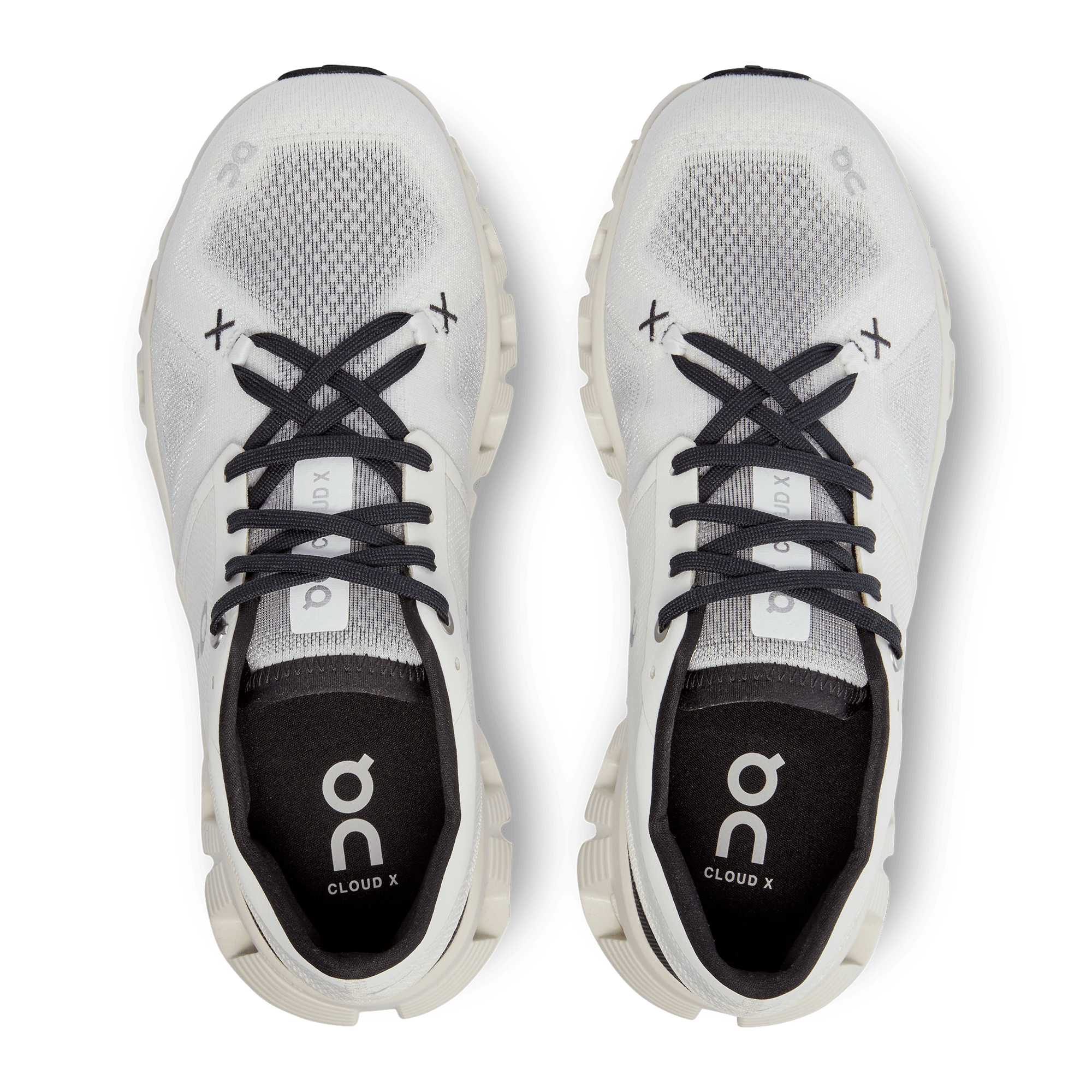 ON Wmns Cloud X 3 'White Black' - Guerdon Kicks -