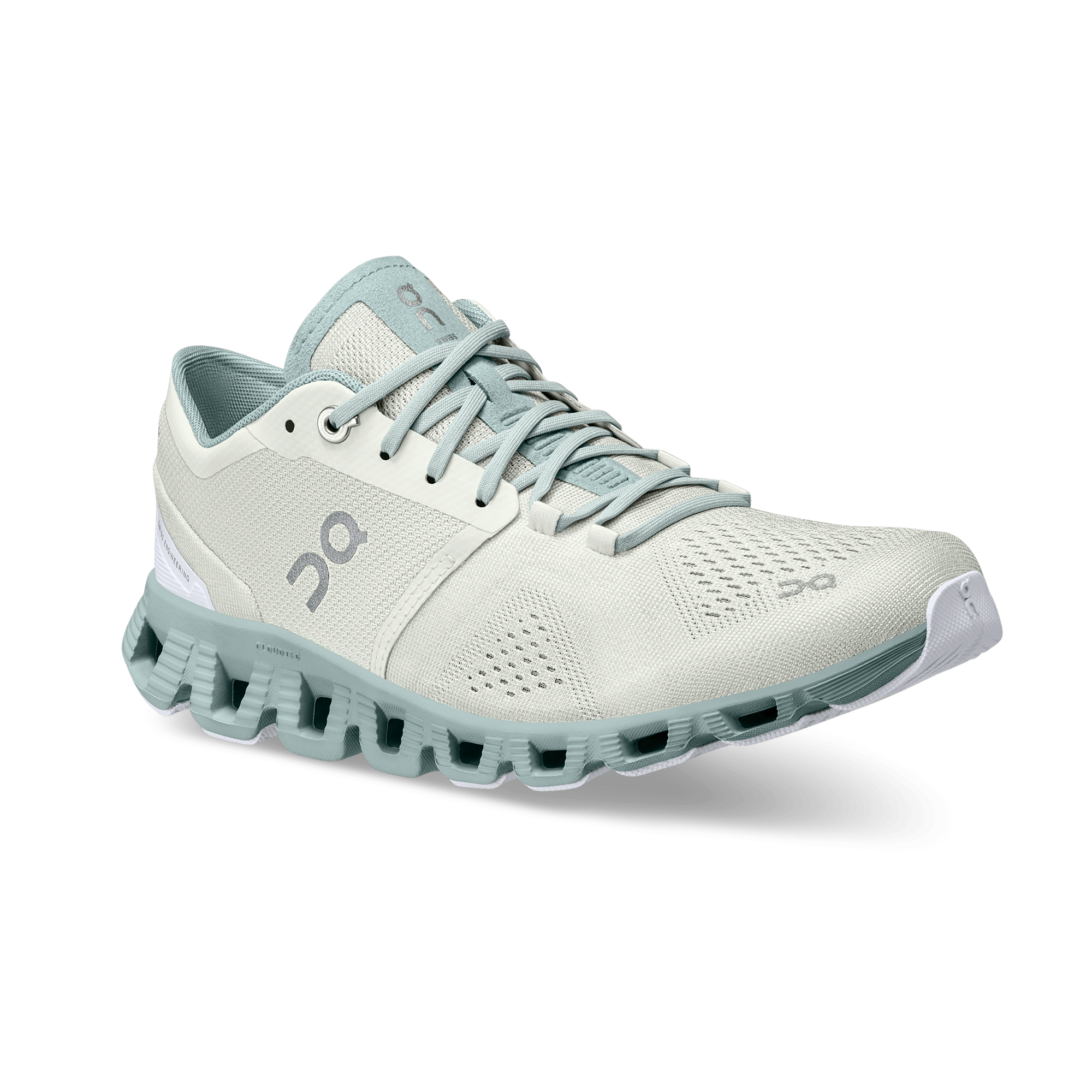 ON Wmns Cloud X Shift 'White Teal' - Guerdon Kicks -