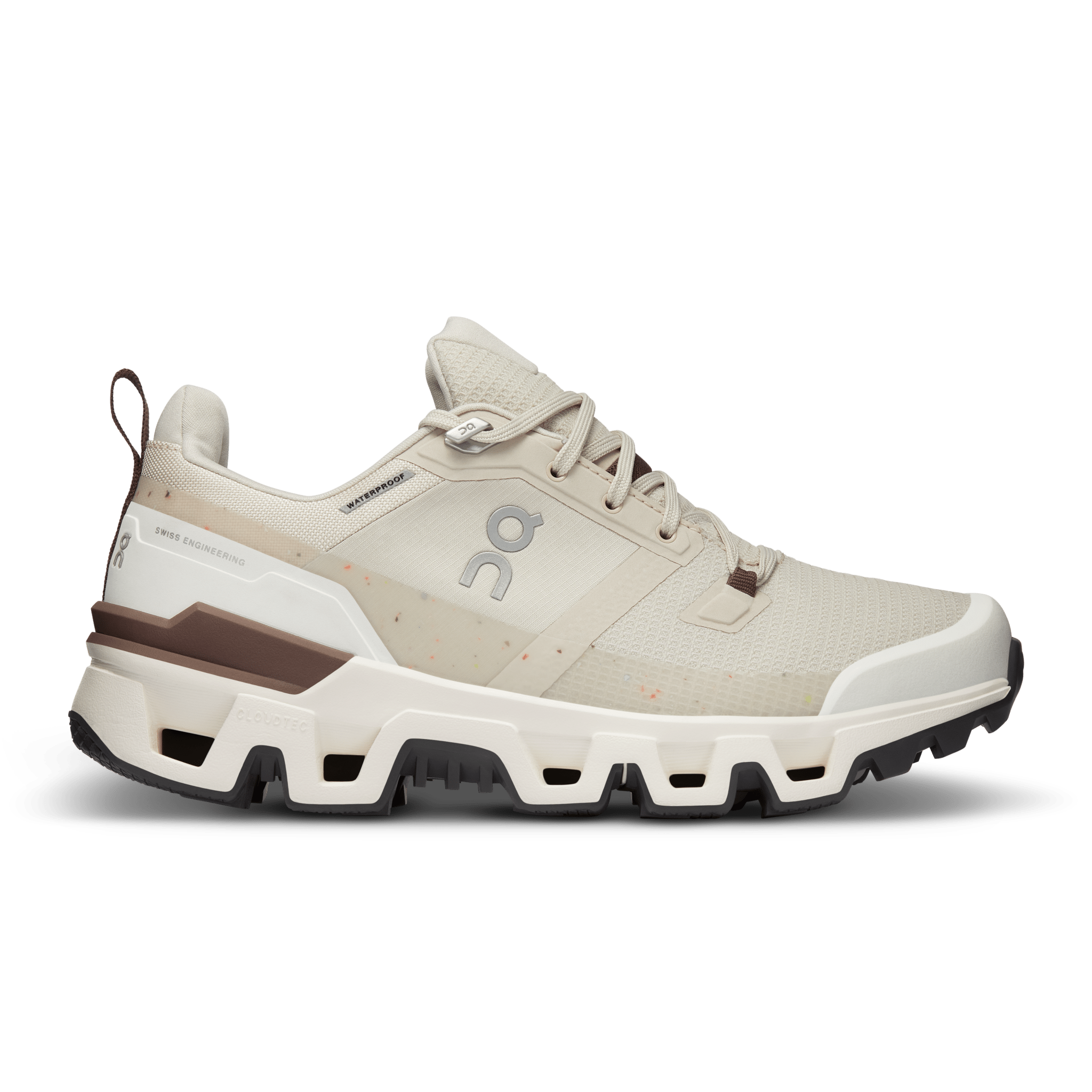ON Wmns Cloudwander Waterproof 'Sand Ivory' - Guerdon Kicks -