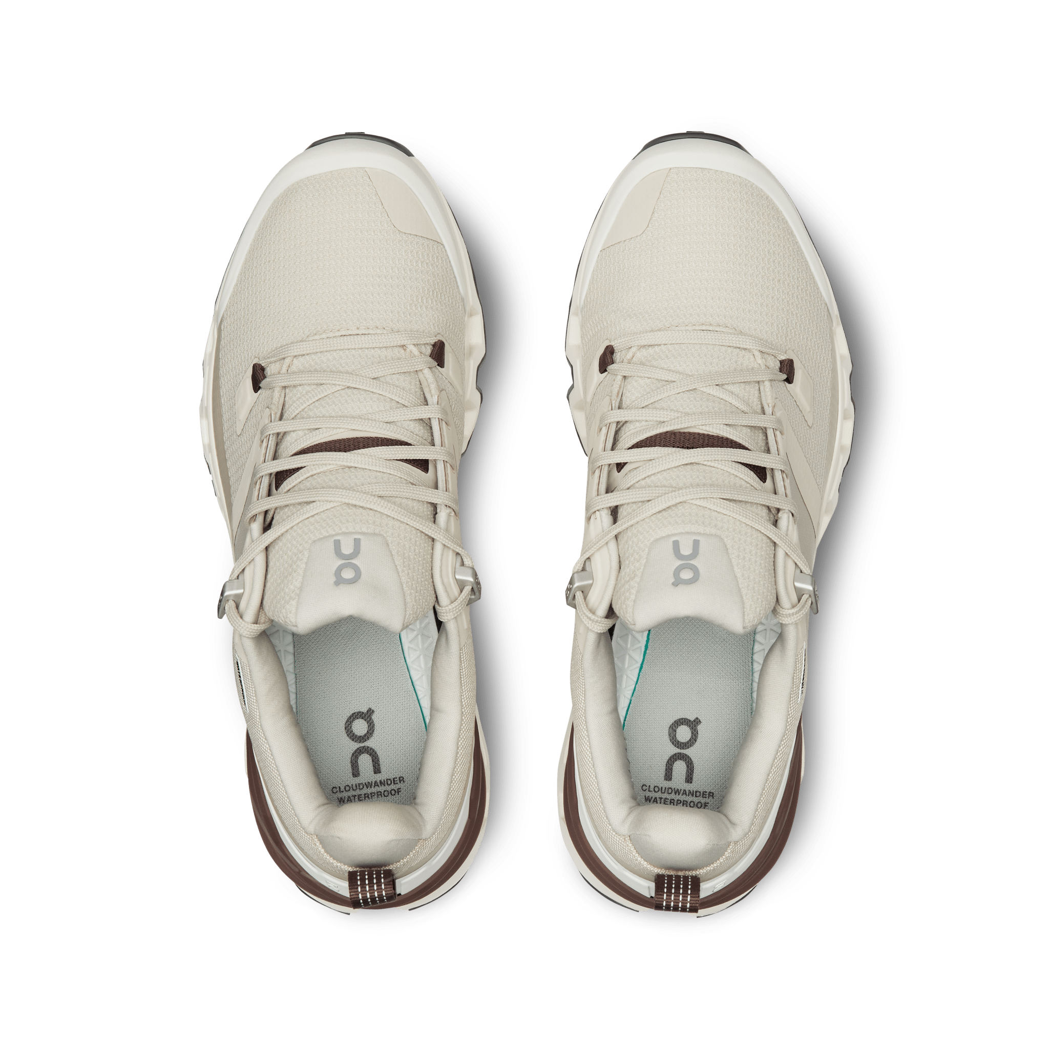 ON Wmns Cloudwander Waterproof 'Sand Ivory' - Guerdon Kicks -