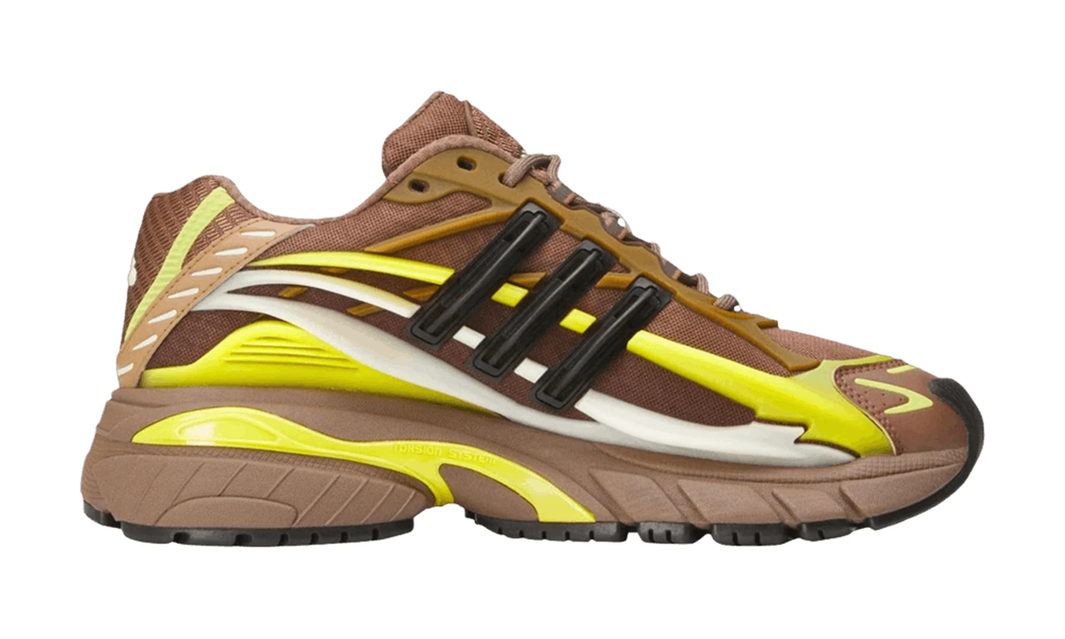 Pharrell x VIRGINIA x adidas Adistar Jellyfish 'Auburn Brown Yellow' - Guerdon Kicks - Sneakers