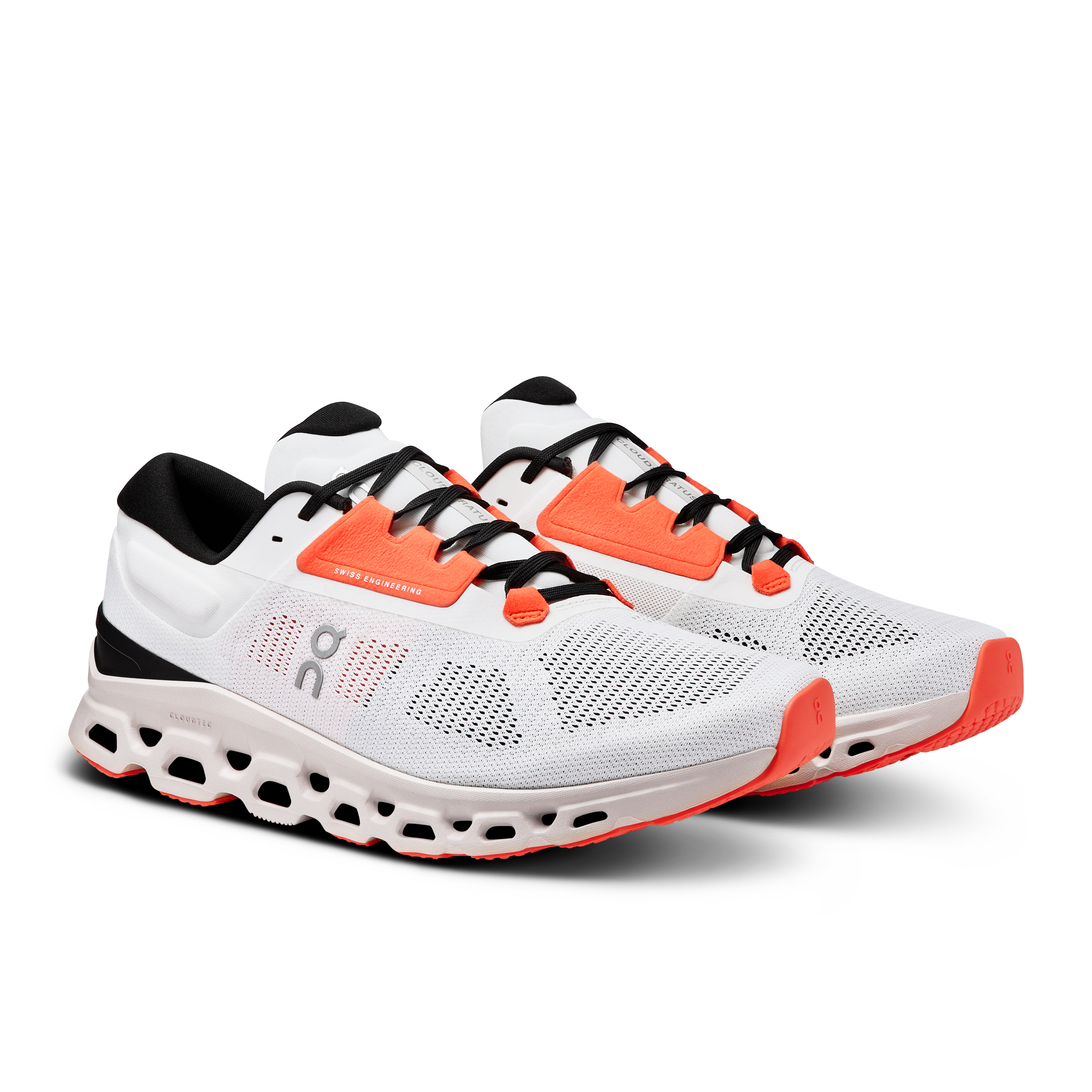 On CloudStratus 3 Undyed White Sand Orange