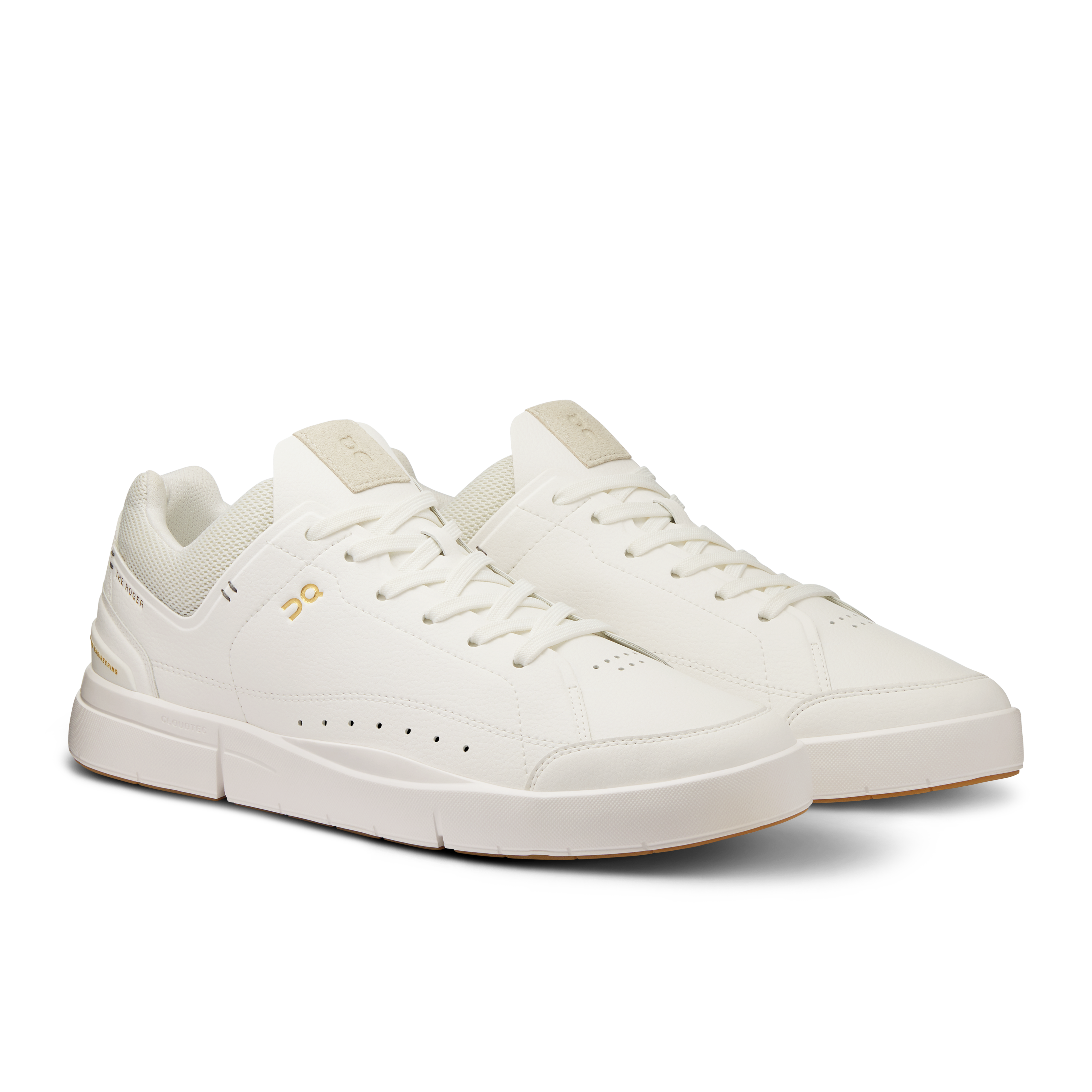 On The Roger Centre Court White Gum Grey Stitch