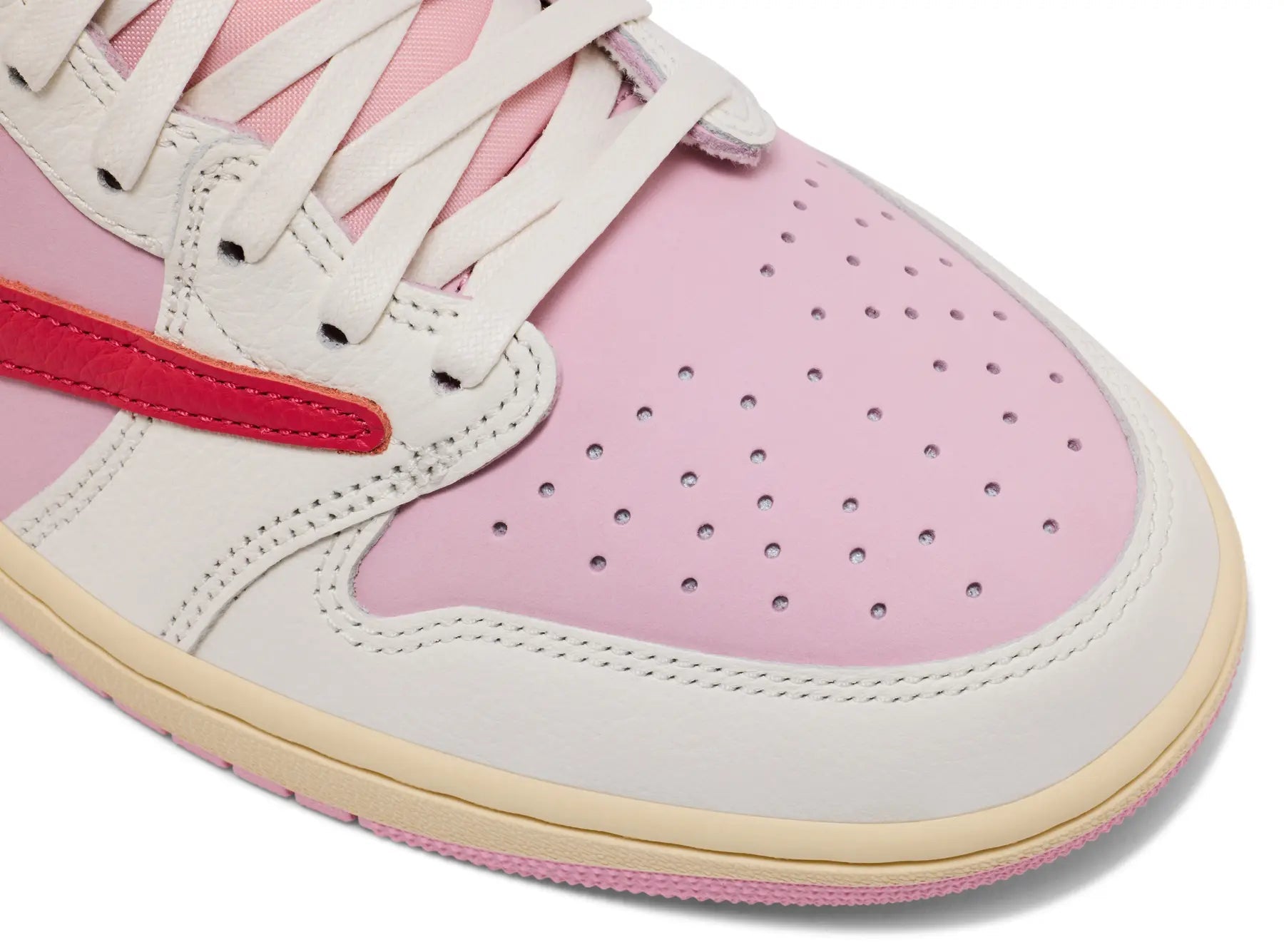 Travis Scott x Air Jordan 1 Retro Low OG 'Sail Tropical Pink' - Guerdon Kicks -