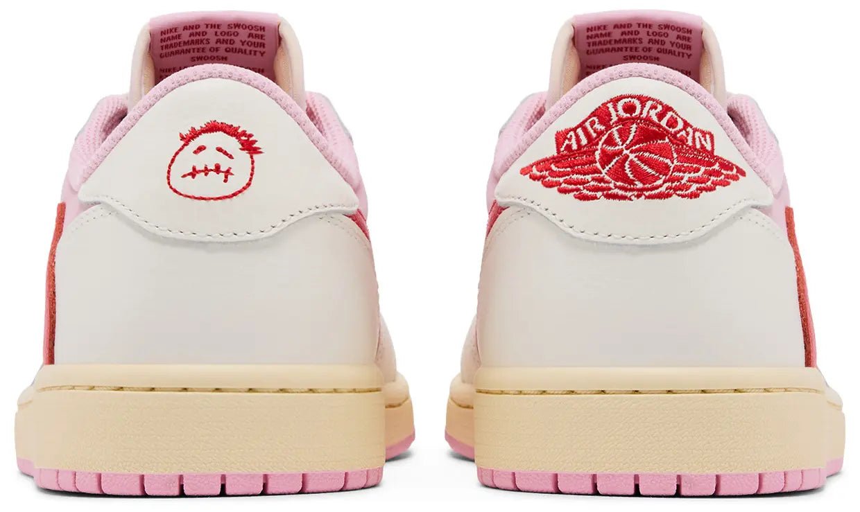 Travis Scott x Air Jordan 1 Retro Low OG 'Sail Tropical Pink' - Guerdon Kicks -