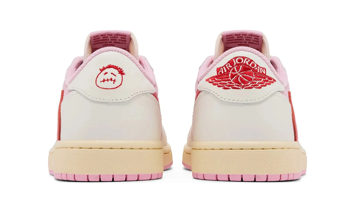 Travis Scott x Air Jordan 1 Retro Low OG 'Sail Tropical Pink' - Guerdon Kicks -