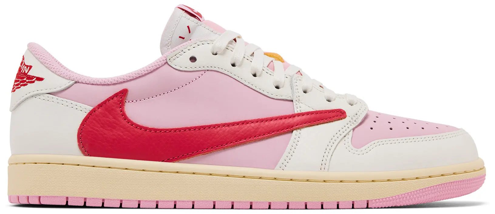 Travis Scott x Air Jordan 1 Retro Low OG 'Sail Tropical Pink' - Guerdon Kicks -