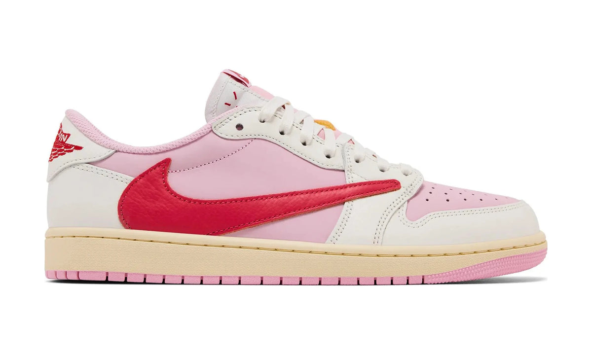 Travis Scott x Air Jordan 1 Retro Low OG 'Sail Tropical Pink' - Guerdon Kicks -